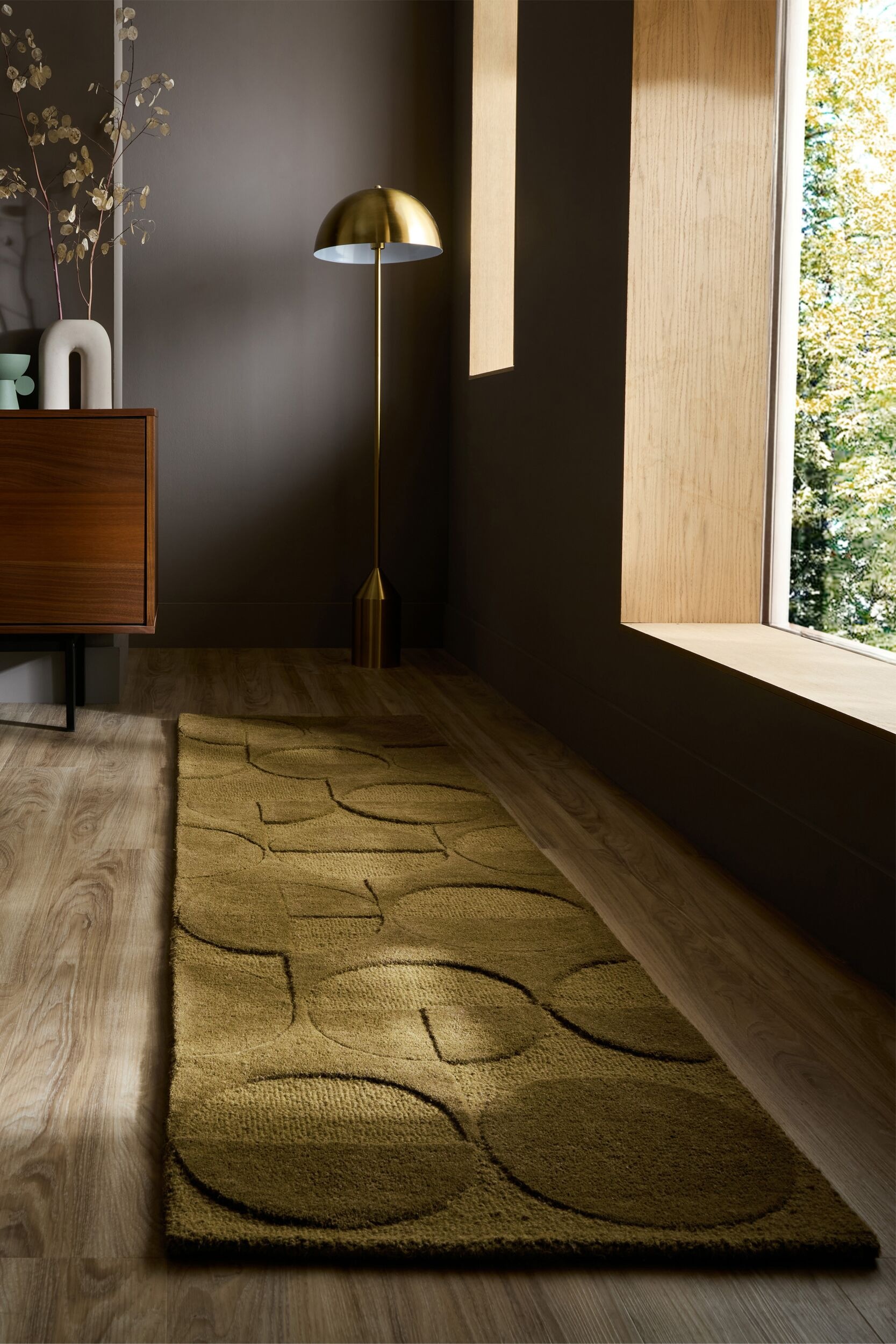 FLAIR RUGS Teppich "GIGI" rechteckig 8 mm Höhe aus 100% Wolle, geometrisches Design, fußbodenheizungsgeeignet
