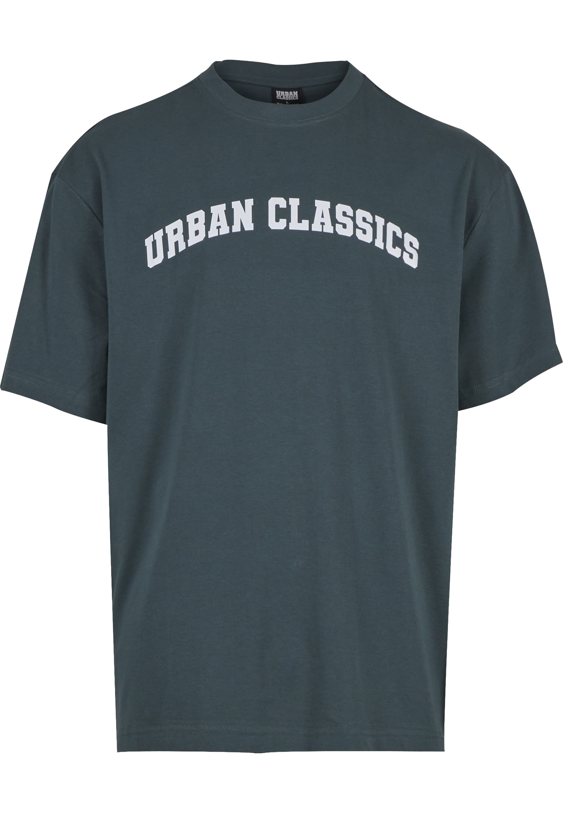 URBAN CLASSICS T-Shirt "Urban Classics UC College Logo Tall Tee" 1 Stk. günstig online kaufen