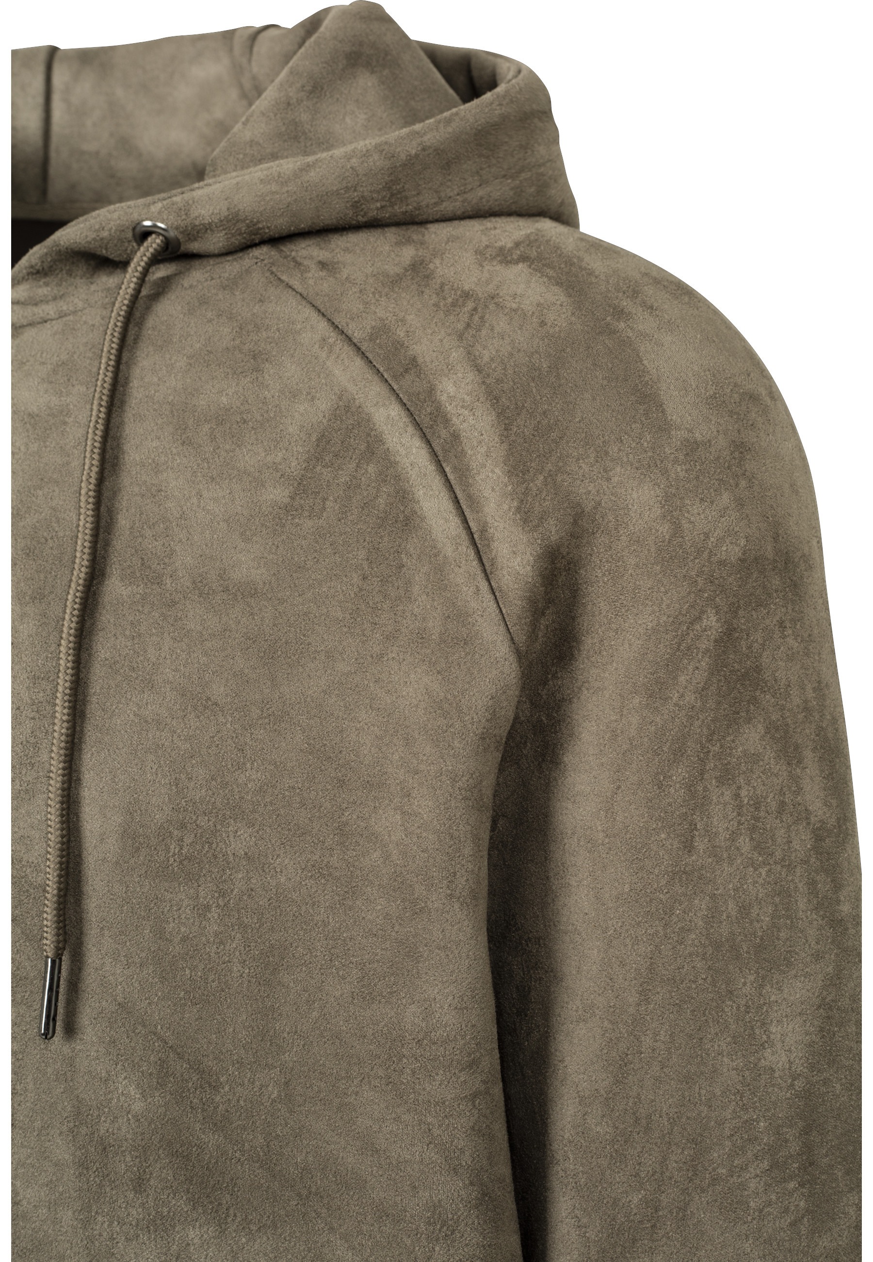 URBAN CLASSICS Sweatshirt »Urban Classics Herren Imitation Suede Hoody«, 1 Stk.
