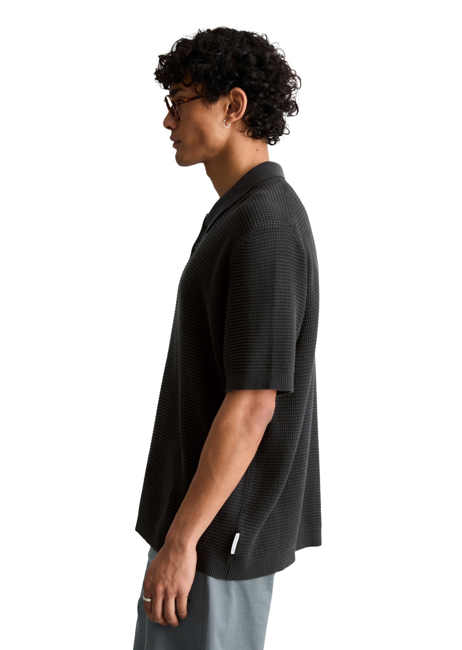 Marc O'Polo DENIM Poloshirt »mit Waffelstruktur«