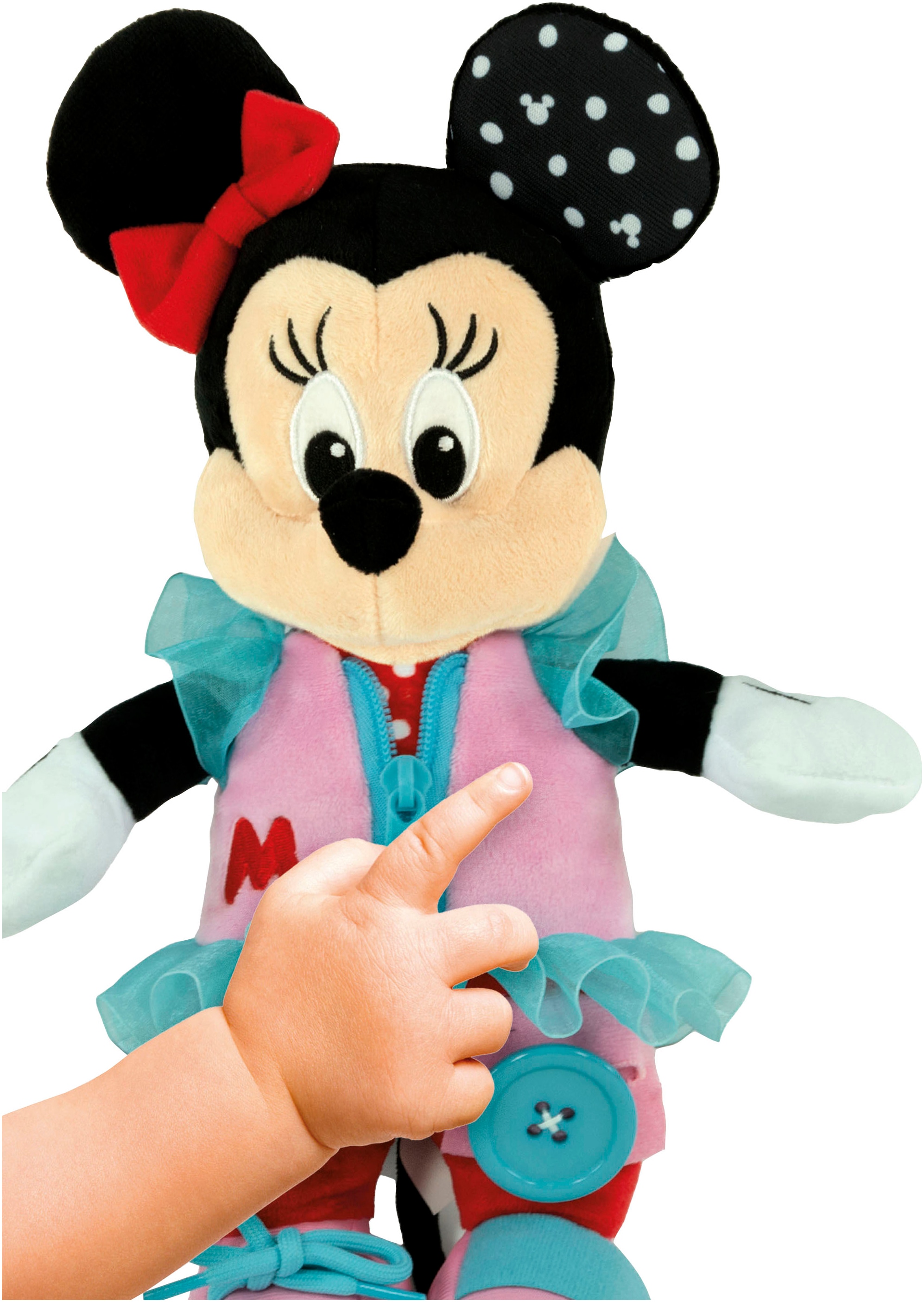 Clementoni® Stoffpuppe »Disney Baby, Baby Minnie Dress up«