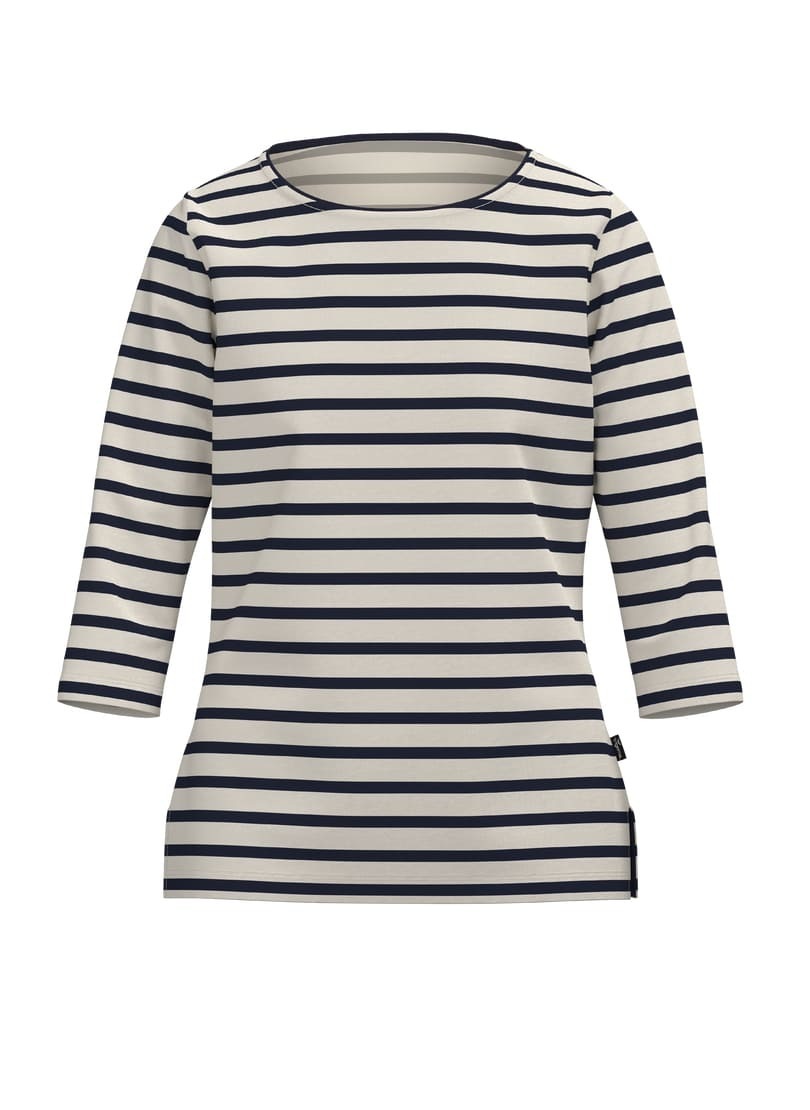 Trigema T-Shirt »TRIGEMA 3/4 Arm T Shirt mit Ringelmuster "Sail"« 1