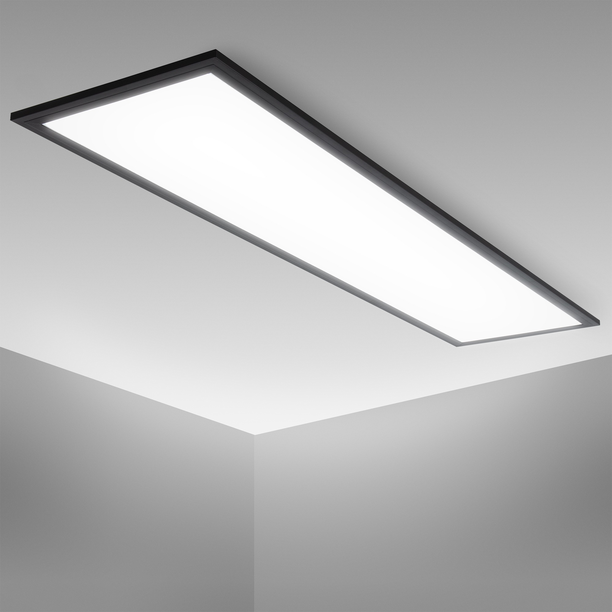 B.K.Licht LED Leuchten-Set, 3-teilig: LED-Deckenleuchte + LED-Tischleuchte und LED Stehleuchte