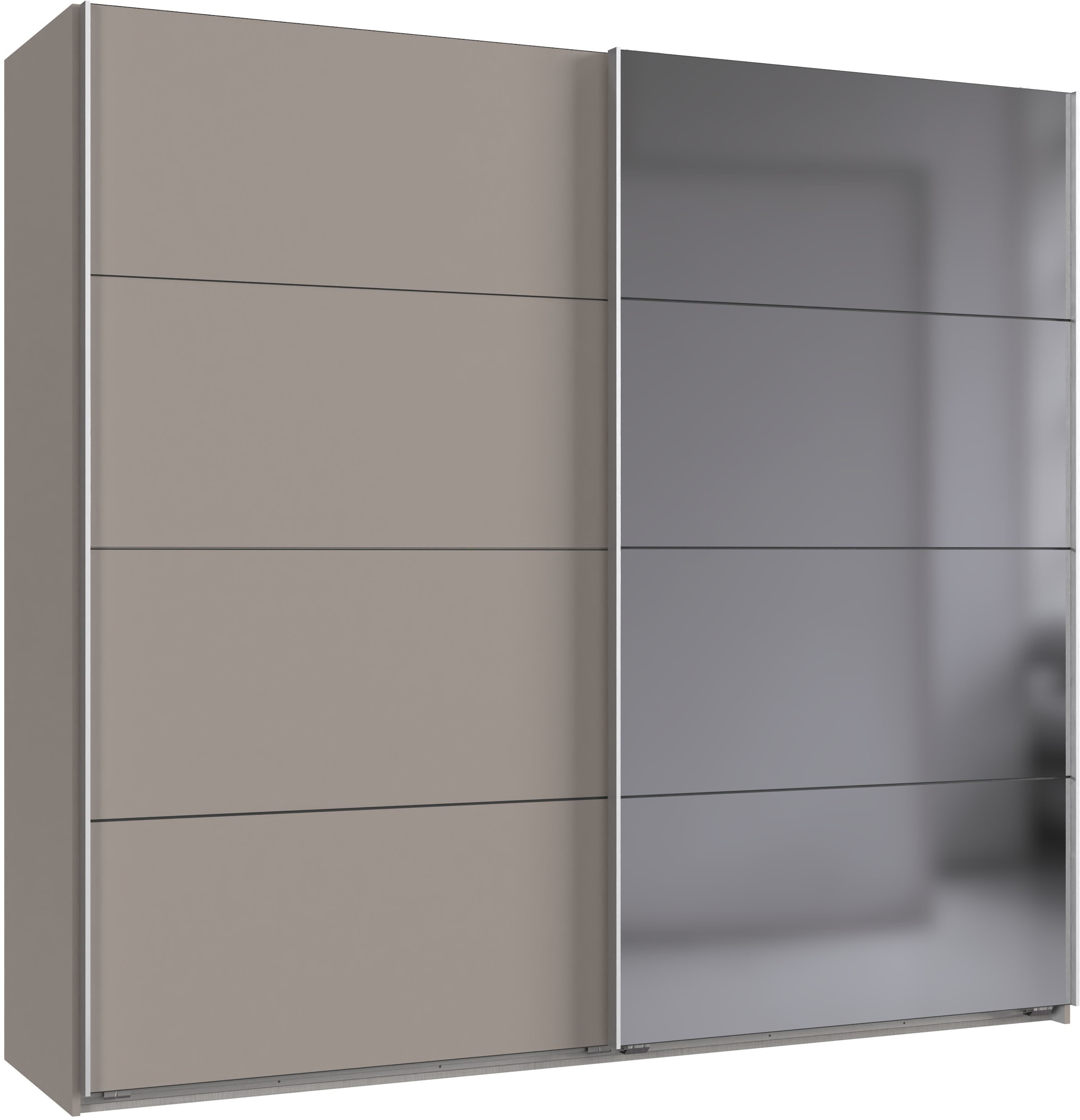 Wimex Schwebetürenschrank "Ernie Kleiderschrank mit Spiegel, Made in Germany" Wähle aus verschiedenen Größen deinen perfekten Stauraum, Schlafzimmerschrank in verschiedenen Breiten