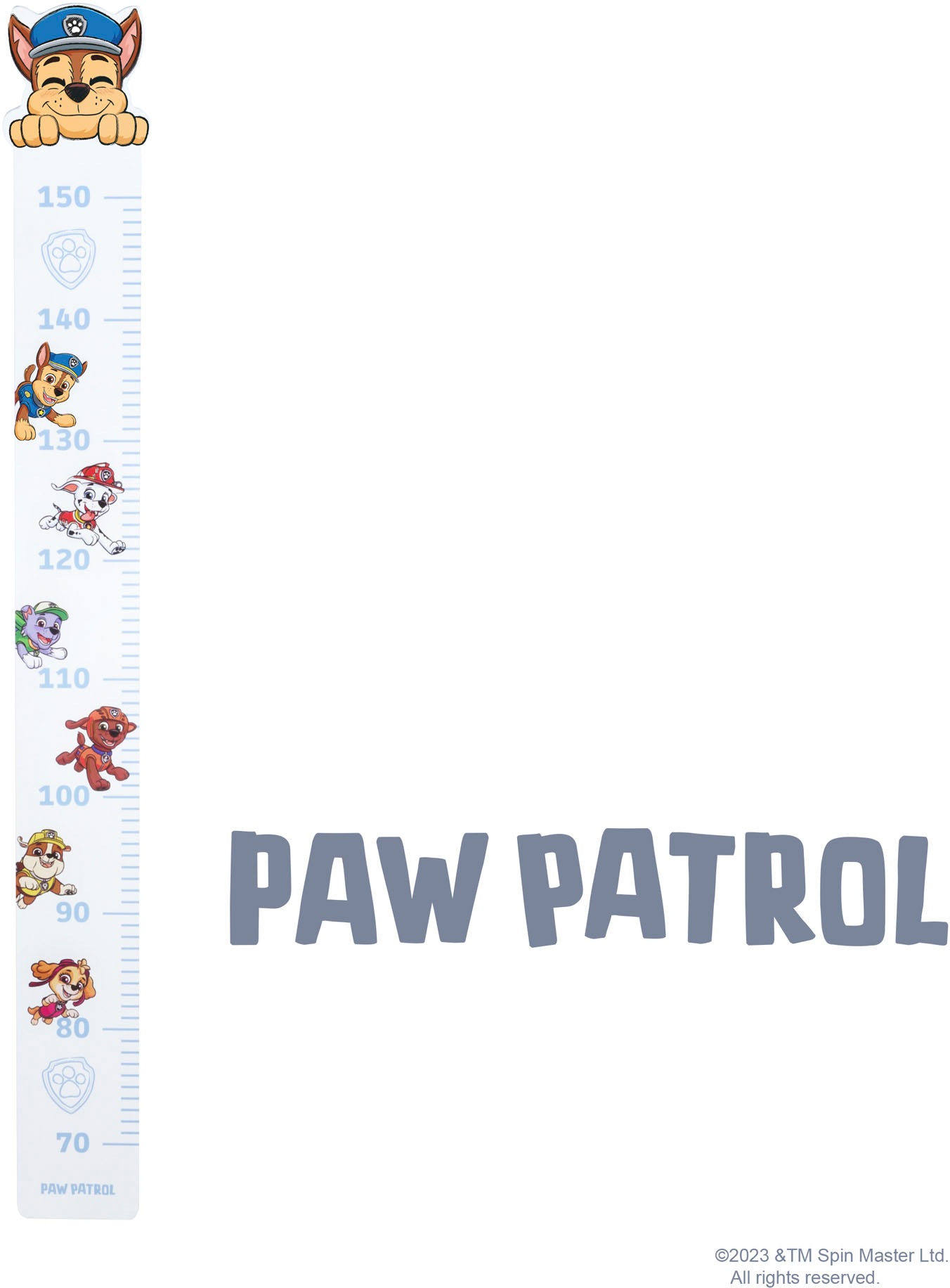 roba Messlatte "PAW Patrol", mit Paw Patrol Motiv, Skala bis 150 cm günstig online kaufen