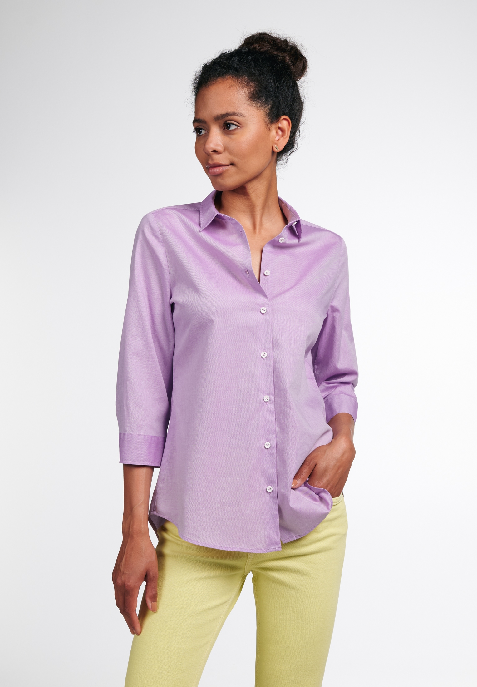 Eterna Hemdbluse "REGULAR FIT" EASY IRON (bügelleicht) günstig online kaufen