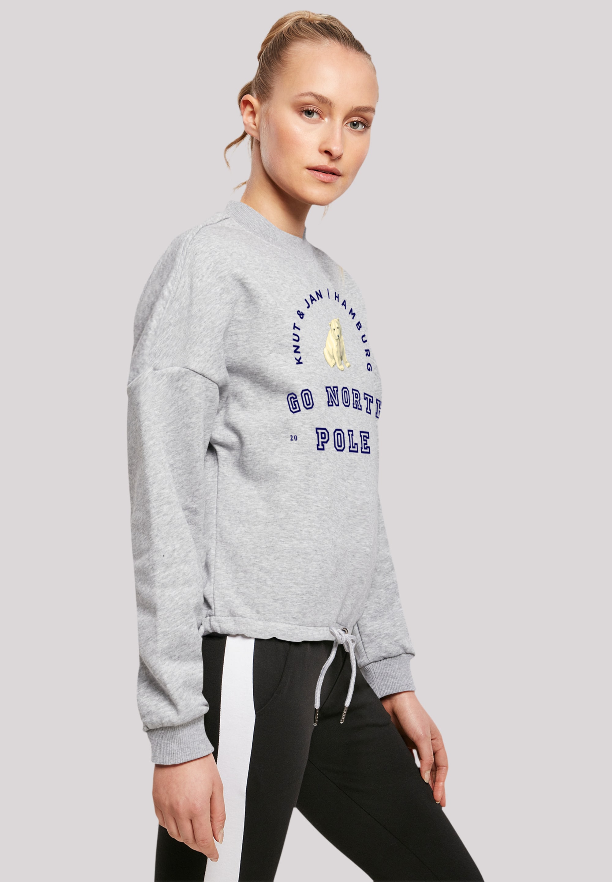 F4NT4STIC Sweatshirt »Eisbär Knut & Jan Hamburg«, Print