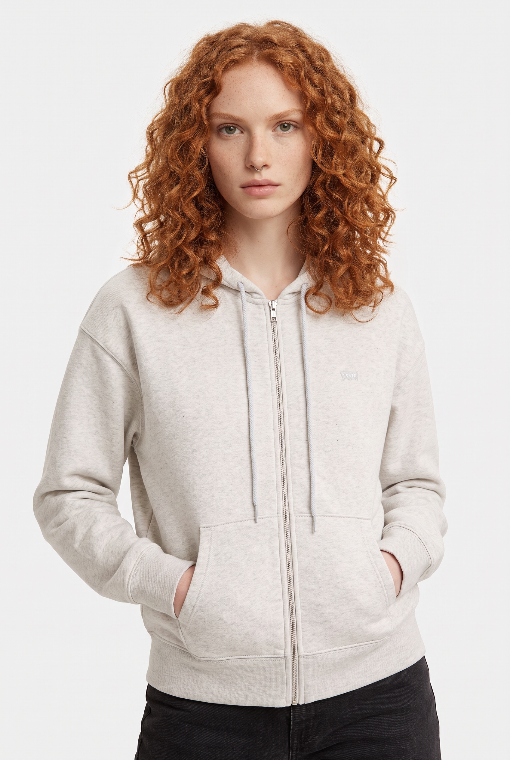 Levi's® Kapuzensweatjacke »EVERYDAY ZIP HOODIE« mit Logo Stickerei