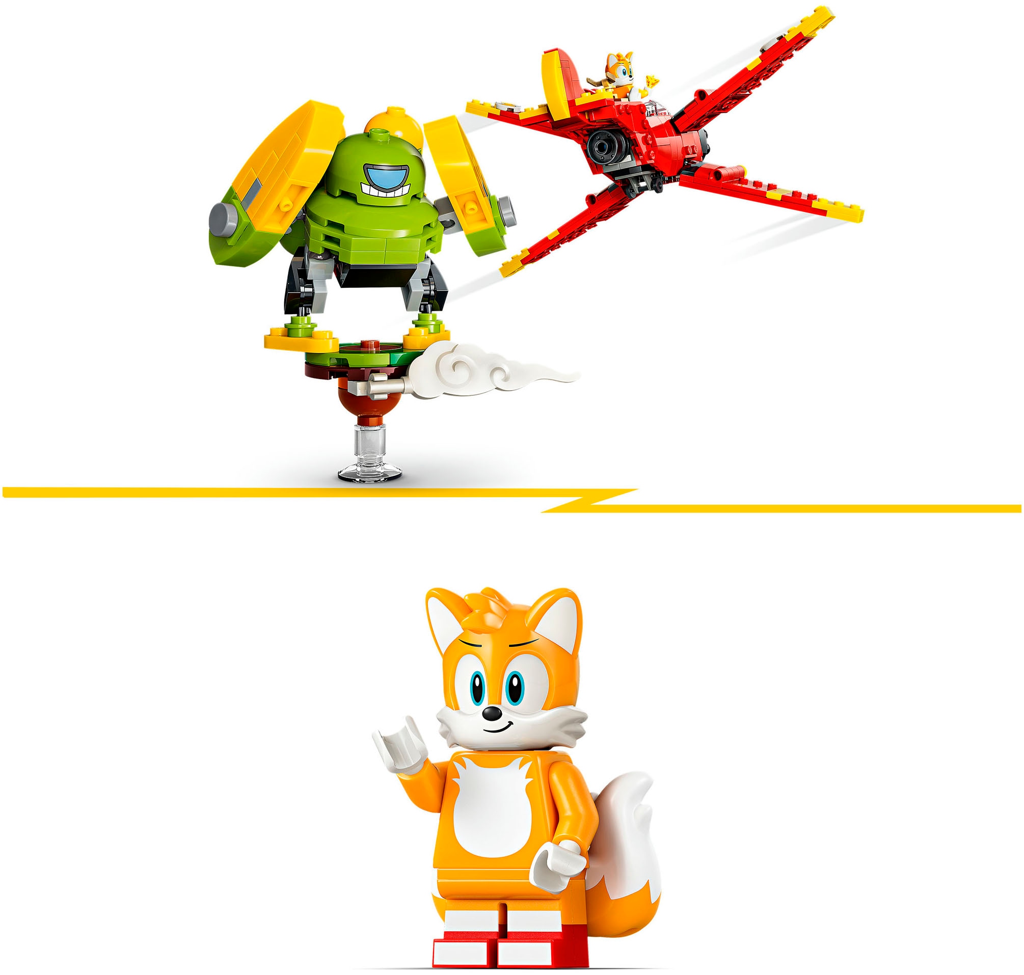 LEGO® Konstruktionsspielsteine »Tails' Tornado-1 (77119), LEGO Sonic« Made in Europe