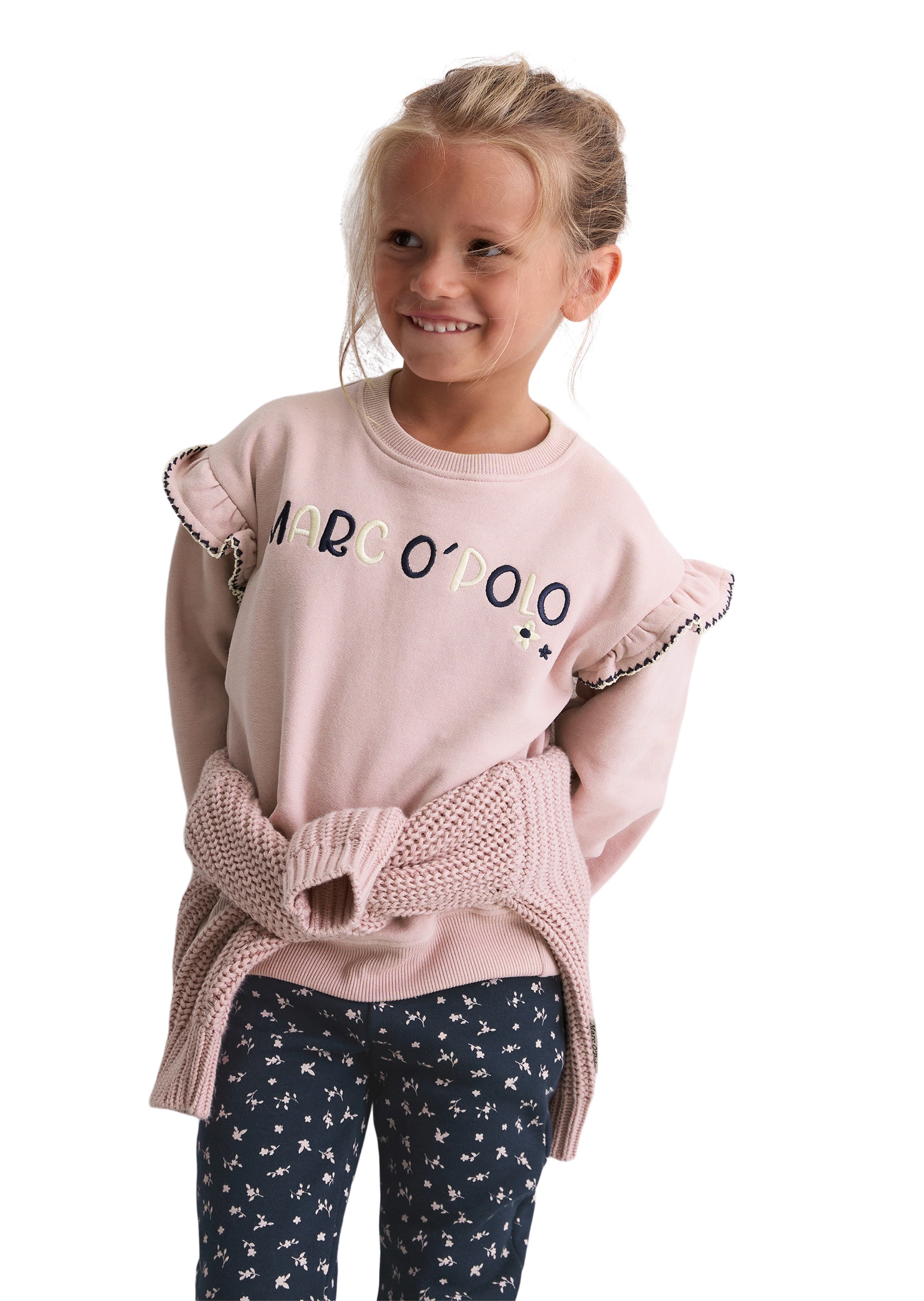 Marc O'Polo Sweatshirt »mit Rüschen-Details oder Allover-Print«