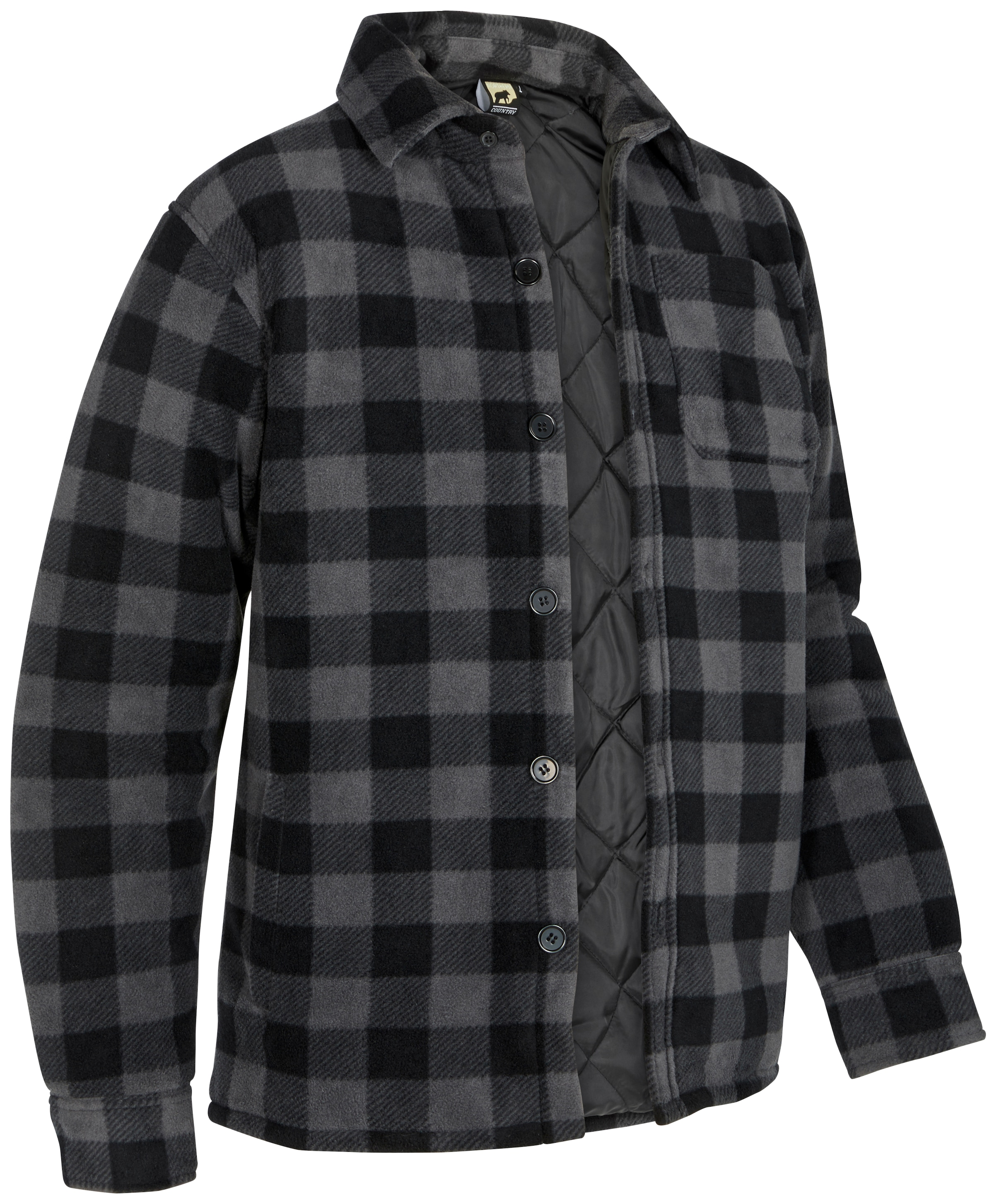 Northern Country tragen), zugeknöpft BAUR 5 Taschen, oder Flanellstoff Jacke gefüttert, warm ▷ offen Hemd (als bestellen zu verlängertem mit Flanellhemd, | Rücken, mit