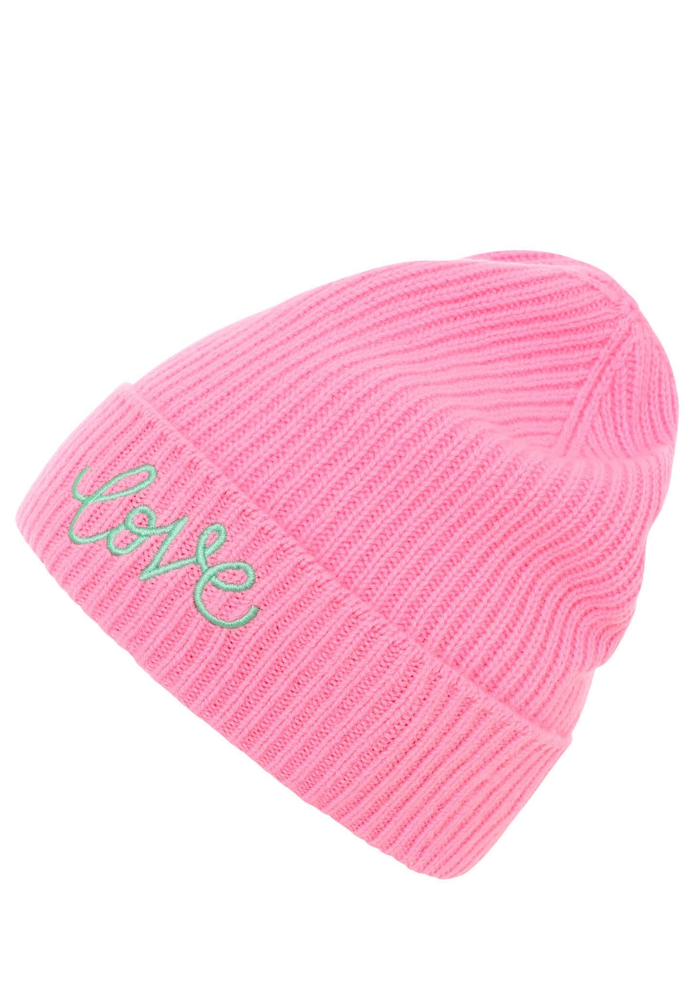 Zwillingsherz Beanie »Beanie mit Love Stickerei«, (Packung), mit dekorativer Stickerei