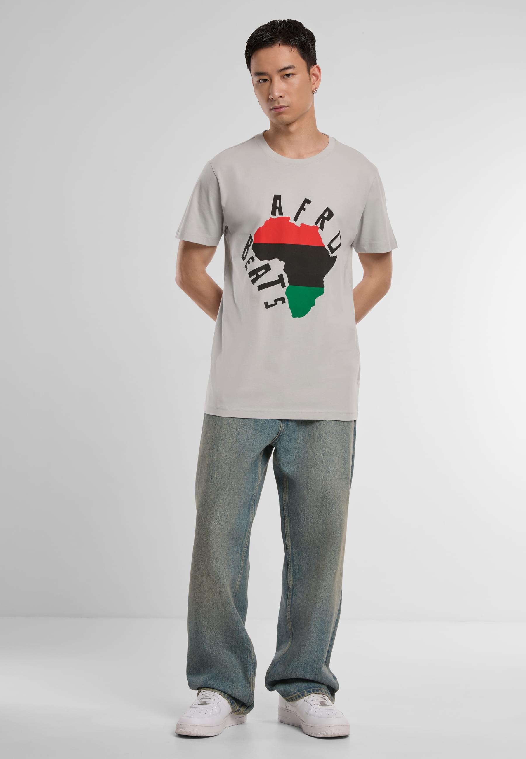 MisterTee Kurzarmshirt »MisterTee Herren Afrikanische Beats Tee«, (1 tlg.)