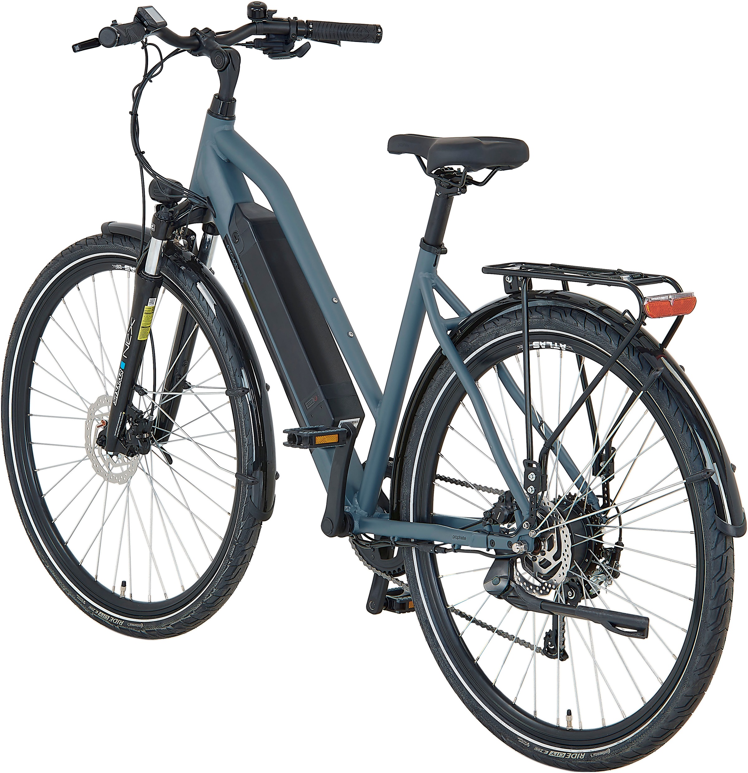 Thumbnail - Prophete "Entdecker 1.8" 8 Gang Shimano Altus Schaltwerk Kettenschaltung Heckmotor 250 W Pedelec, Elektrofahrrad für Dam...