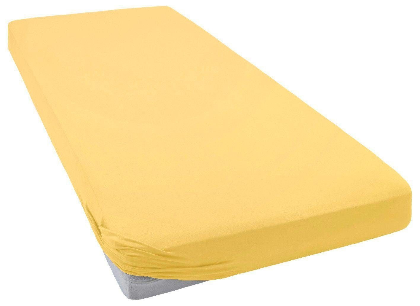 bellana Spannbettlaken "bellana deluxe für Boxspring- & Komfortbetten, mit Elasthan, 230 g/m²" Premium-Qualität, für extra hohe Matratzen 35-45 cm, faltenfrei