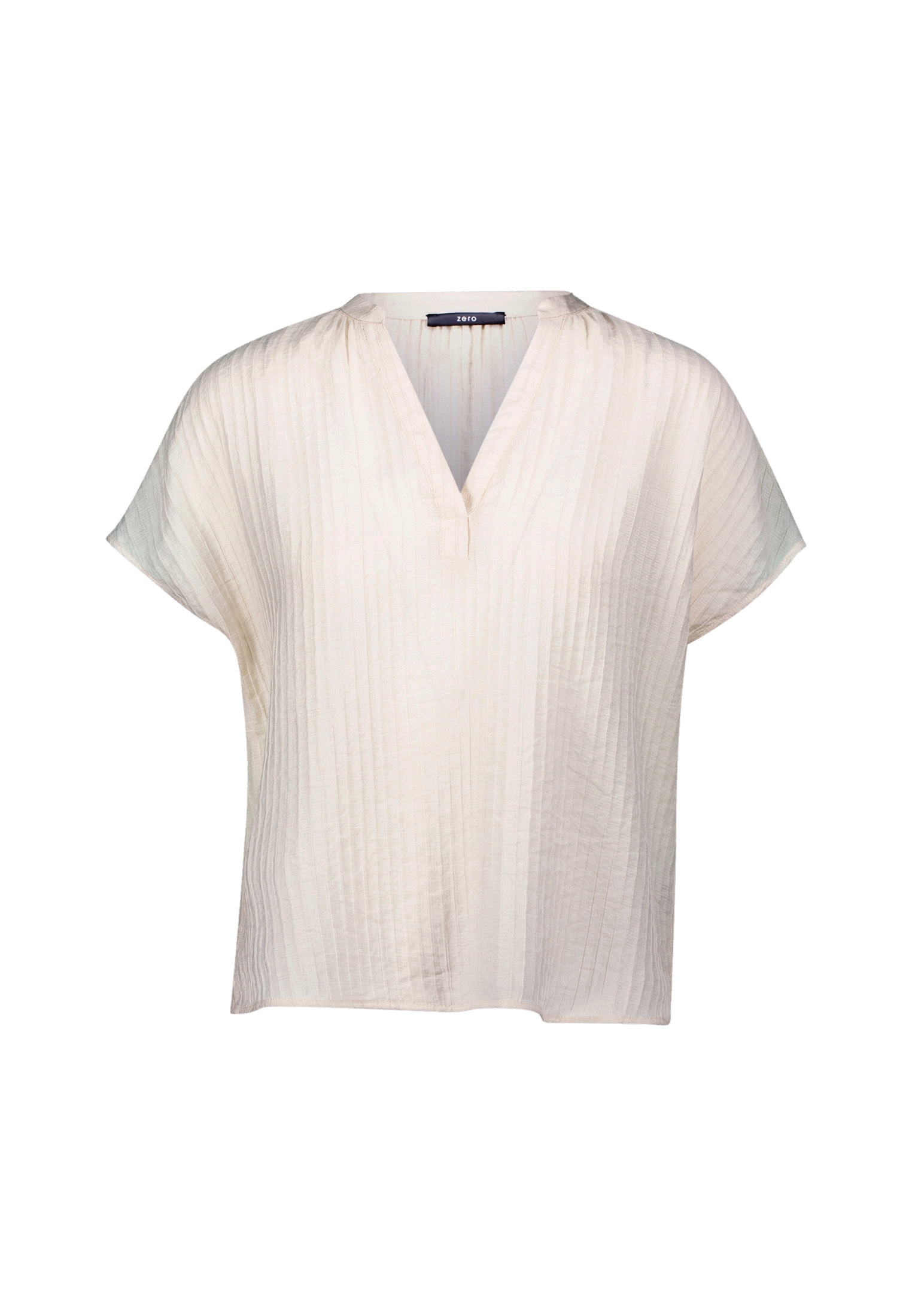 Zero Crinklebluse »zero Damen Crinkle-Bluse mit V-Ausschnitt«