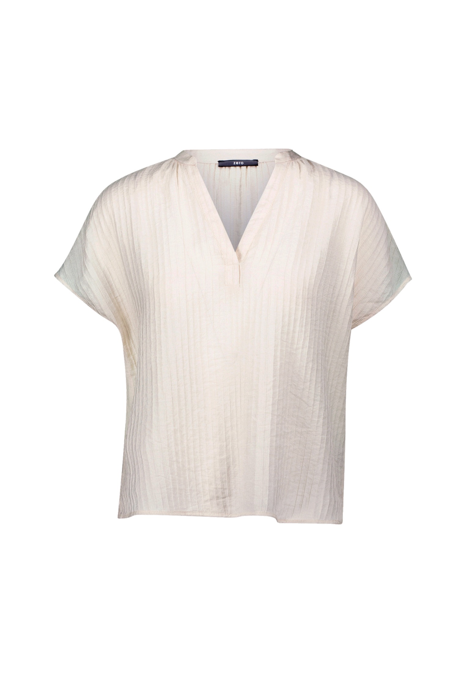 Zero Crinklebluse "zero Damen Crinkle-Bluse mit V-Ausschnitt" günstig online kaufen