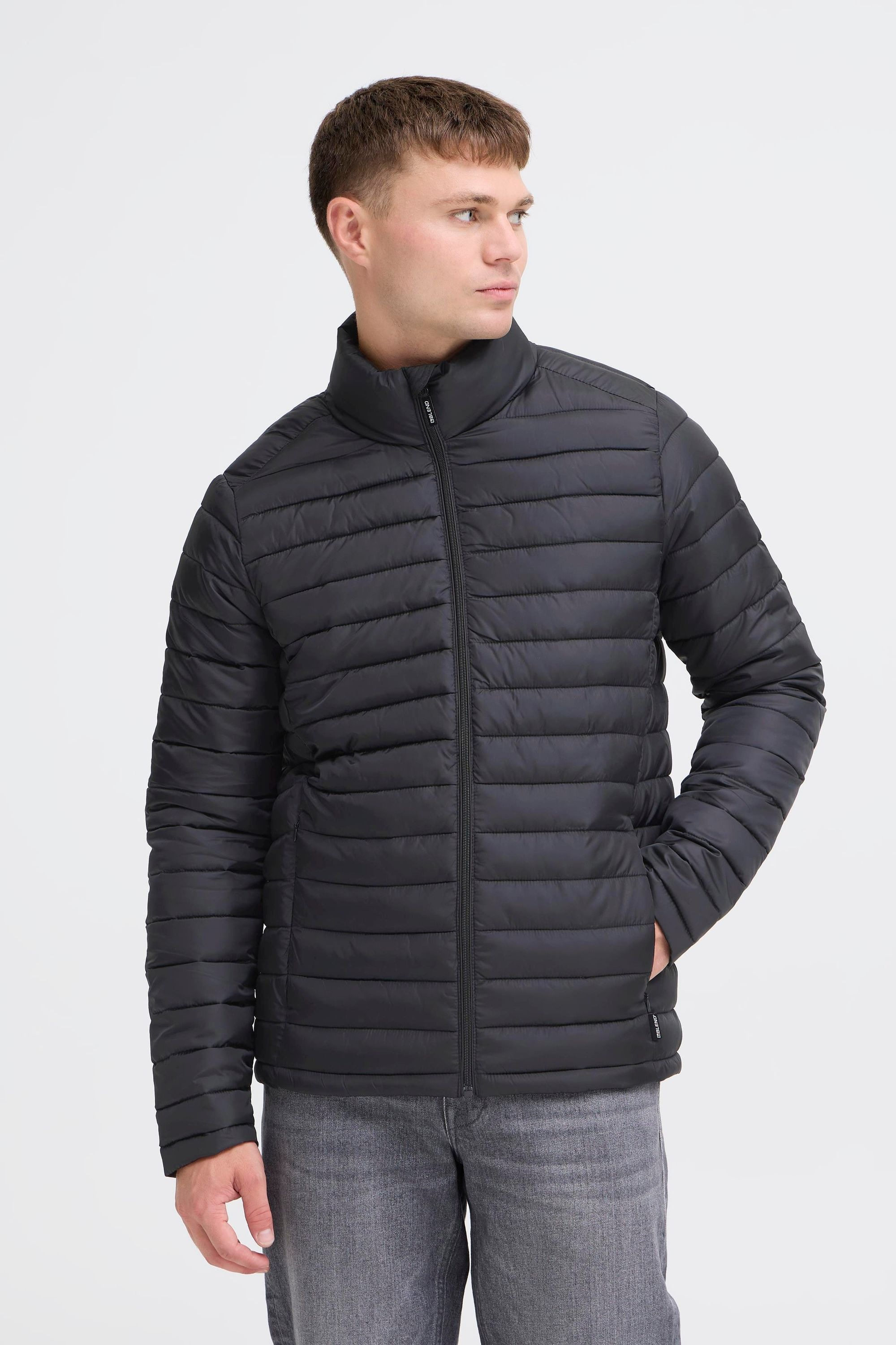 Steppjacke BLEND "Steppjacke BHRome", Herren, Gr. XXL, schwarz, Obermaterial: 100% Polyester PES., Jacken Steppjacke 5