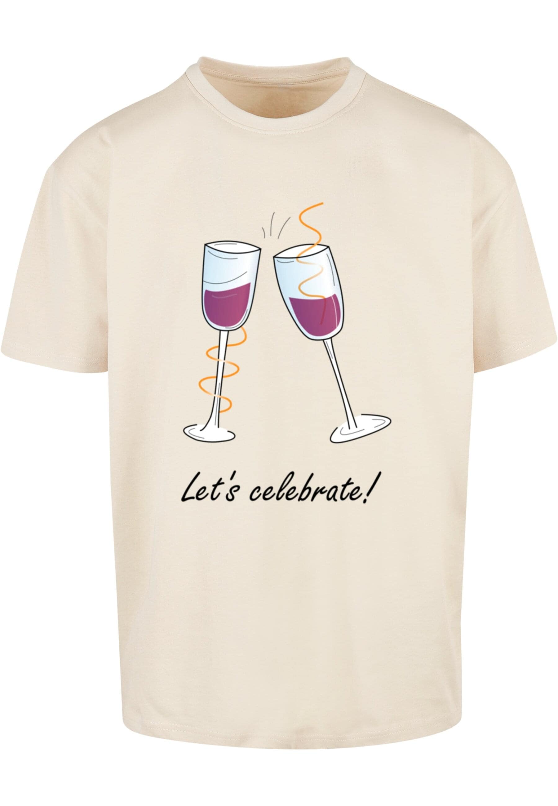 Merchcode T-Shirt "Merchcode Herren Lets celebrate Heavy Oversized Tee" günstig online kaufen