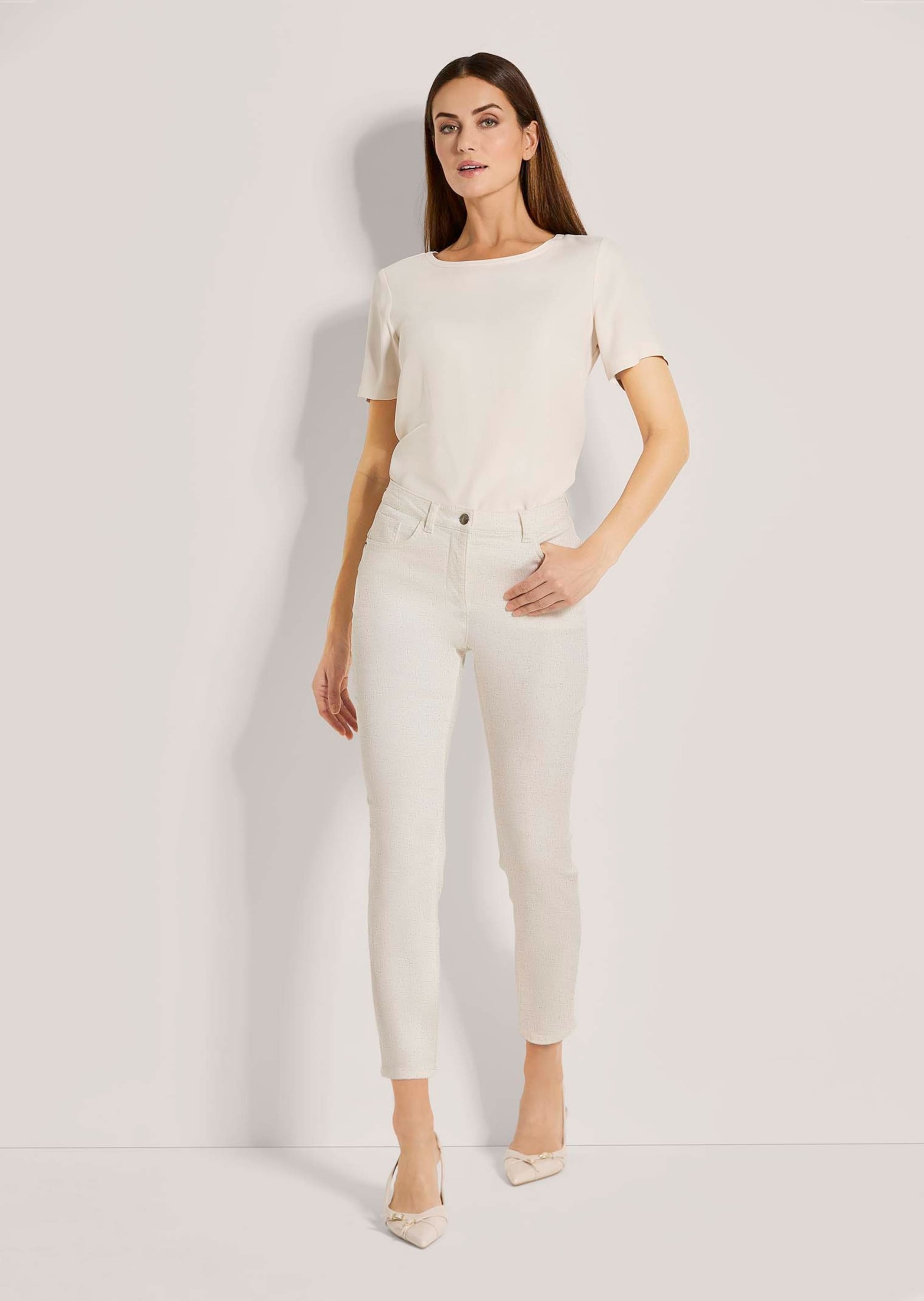 Thumbnail - MADELEINE Chinos "Druckhose Schlanke Hose mit Allover-Druck"