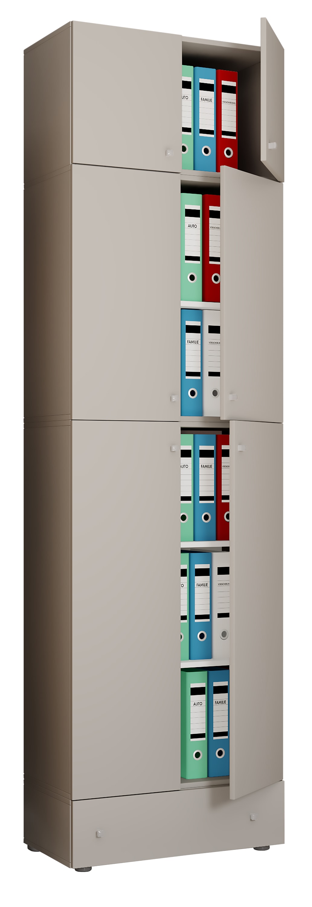VCM Aktenschrank "XXL Büroschrank Aktenschrank Schrank Lona 5fach AS" 1 Stk. tlg.