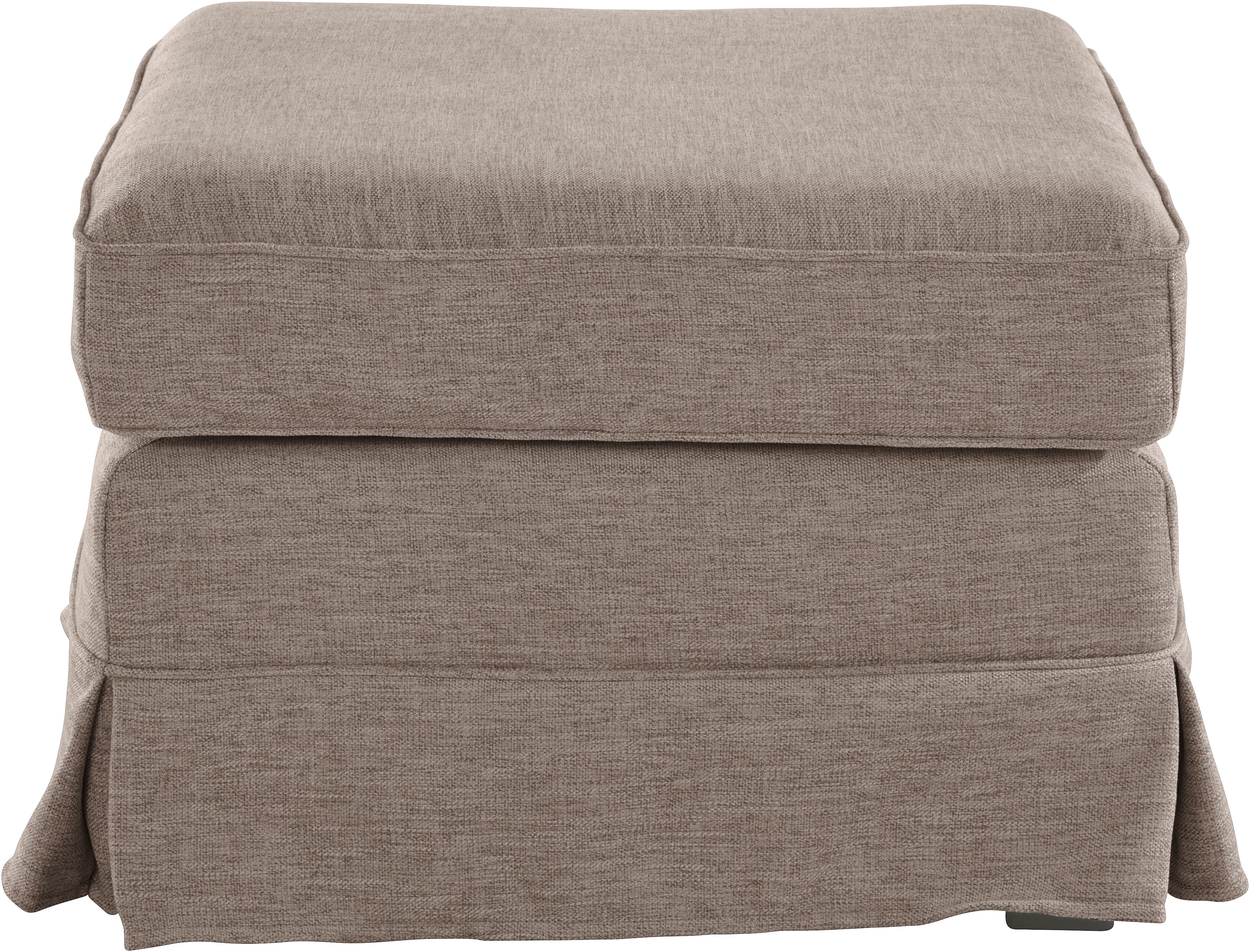 OTTO home Polsterhocker "Shadmoor" Hussenoptik, in uni oder mit Blumendruck, passend zur Shadmoor-Serie