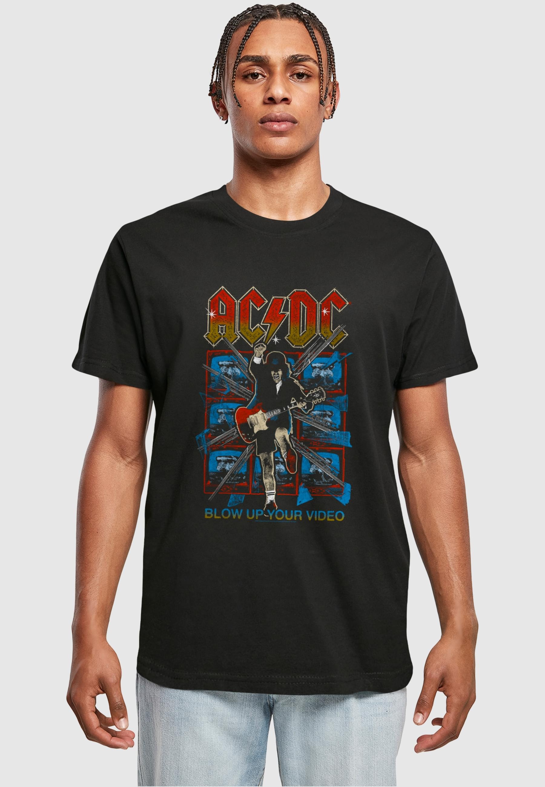 Merchcode T-Shirt »Merchcode Herren ACDC Blow Up Your Video Tee« 1 Stk. tlg.