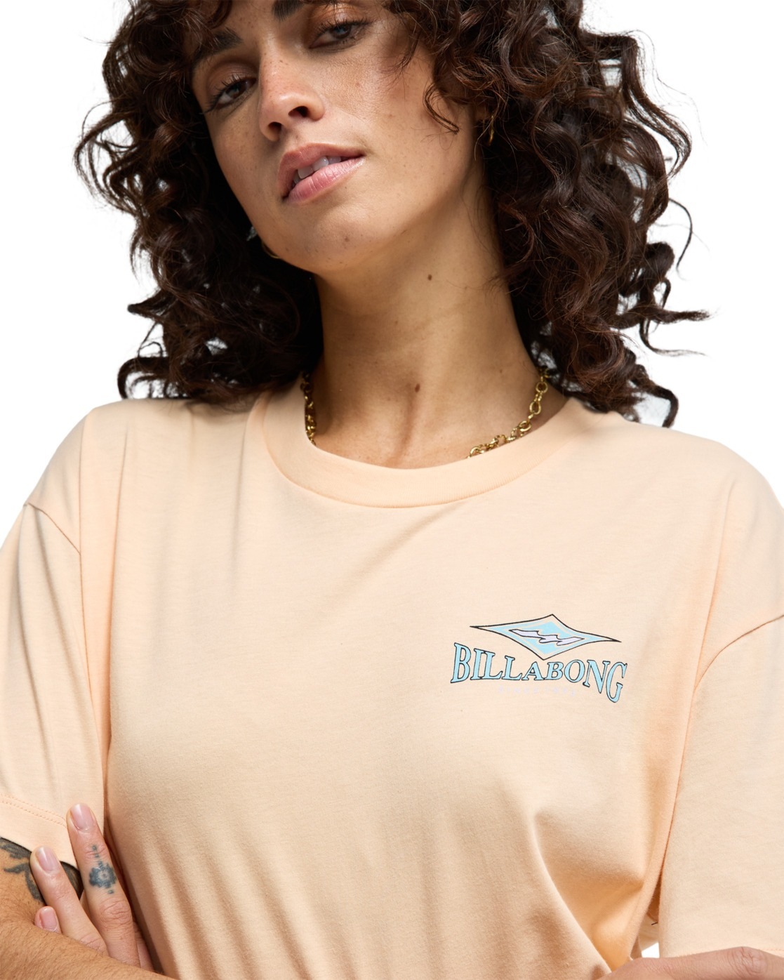 Billabong Heritage Baker T-Shirt Soft Peach M 5