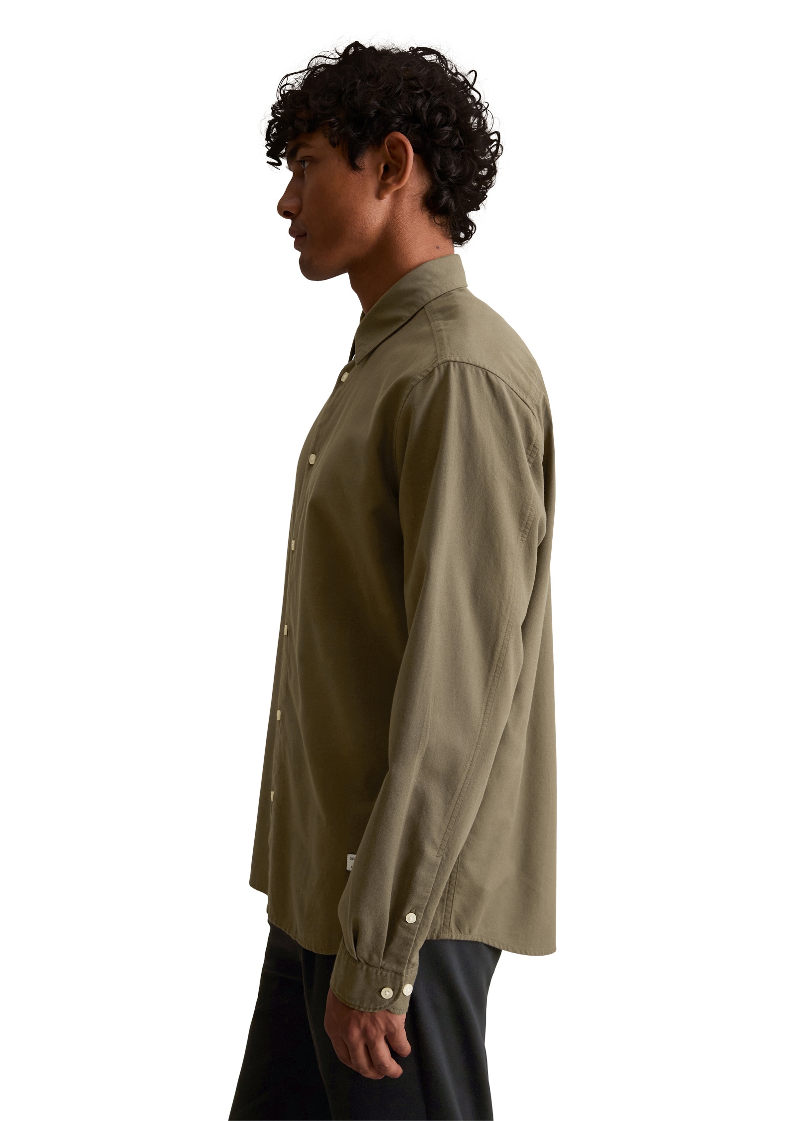 Marc O'Polo DENIM Langarmhemd »aus reiner Bio-Baumwolle«