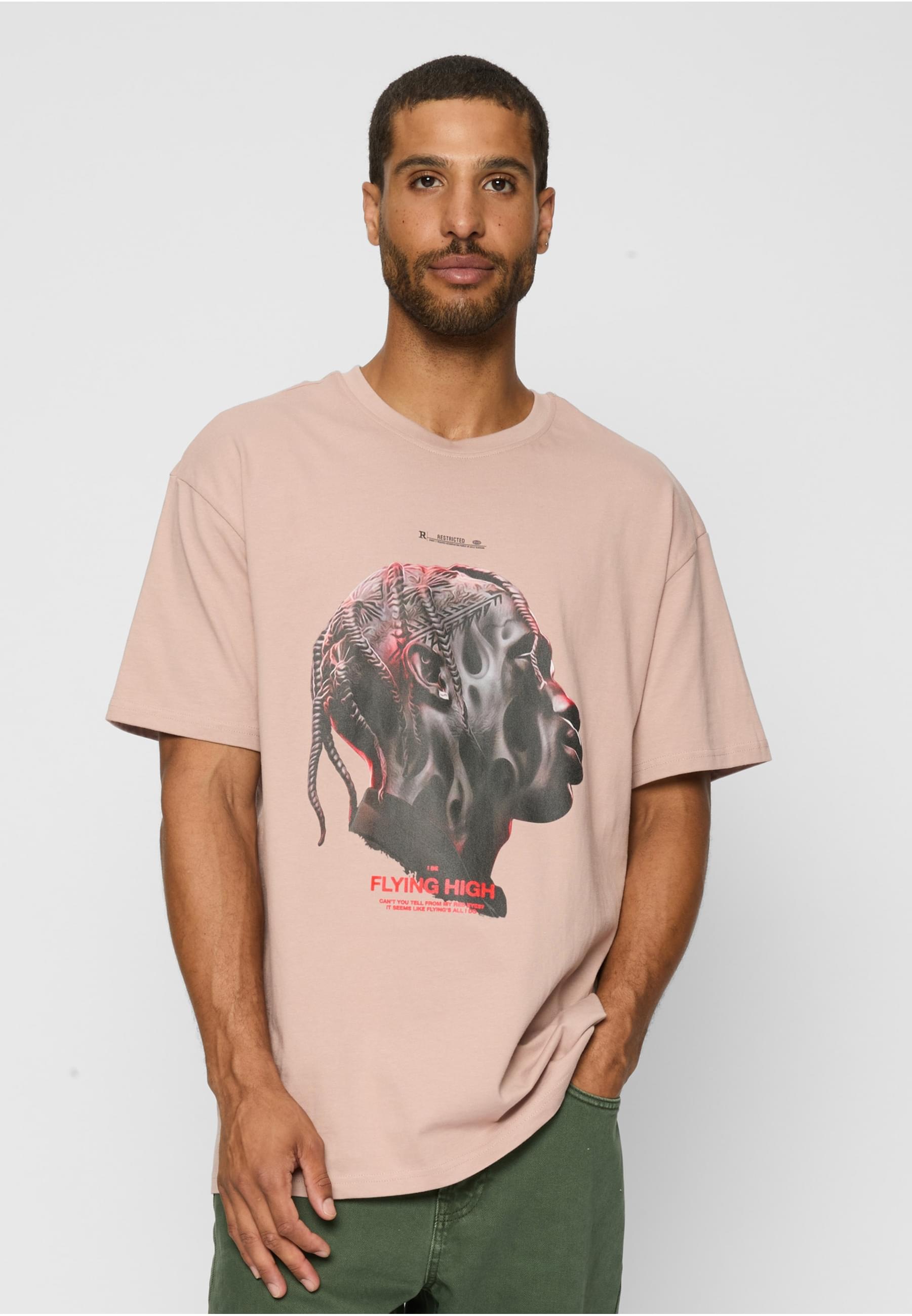 Upscale by Mister Tee Kurzarmshirt »Upscale by Mister Tee Herren Flying High Oversize Tee«, (1 tlg.)