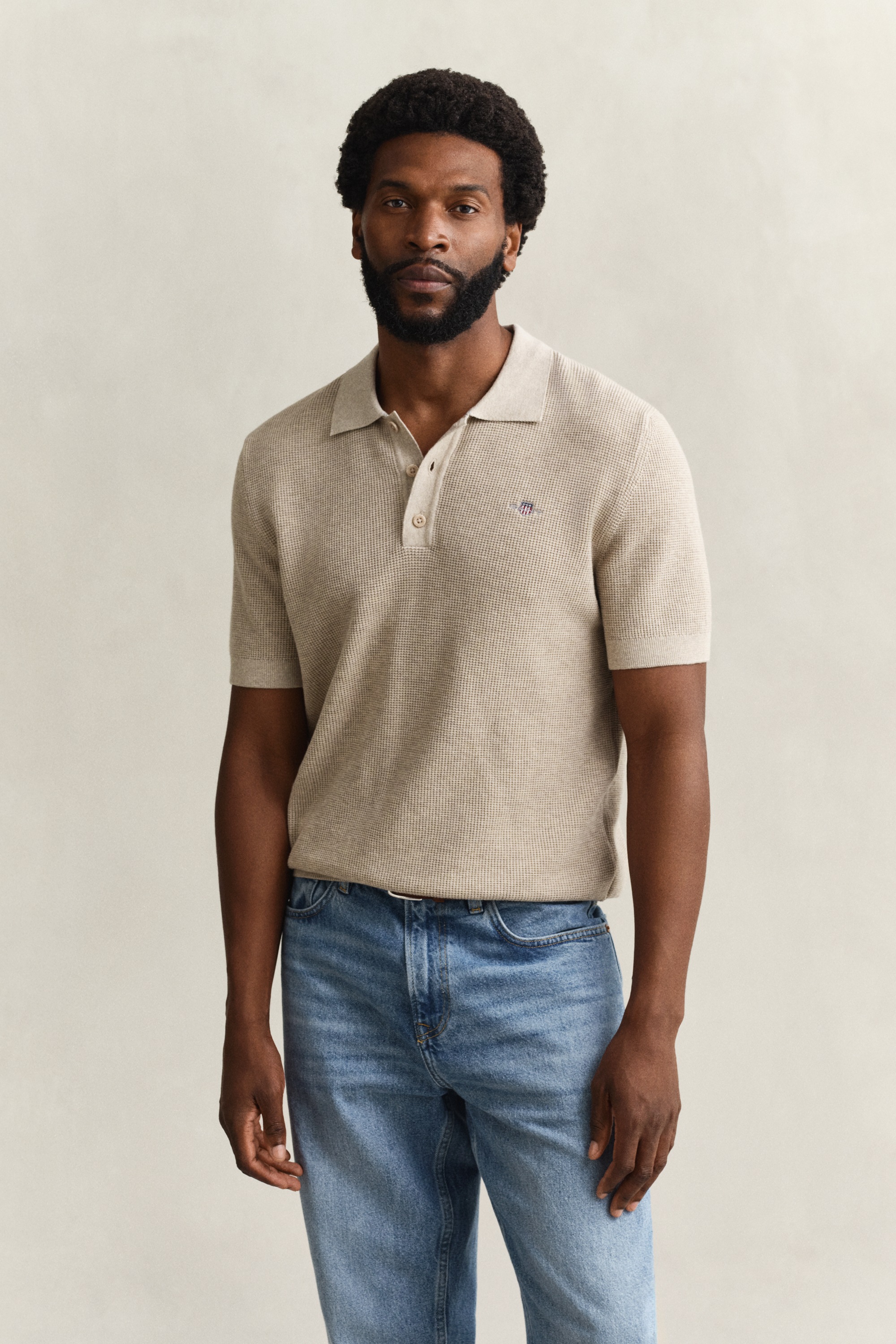 Gant Poloshirt "MICRO TEXTURED COTTON" Regular fit mit Polokragen günstig online kaufen