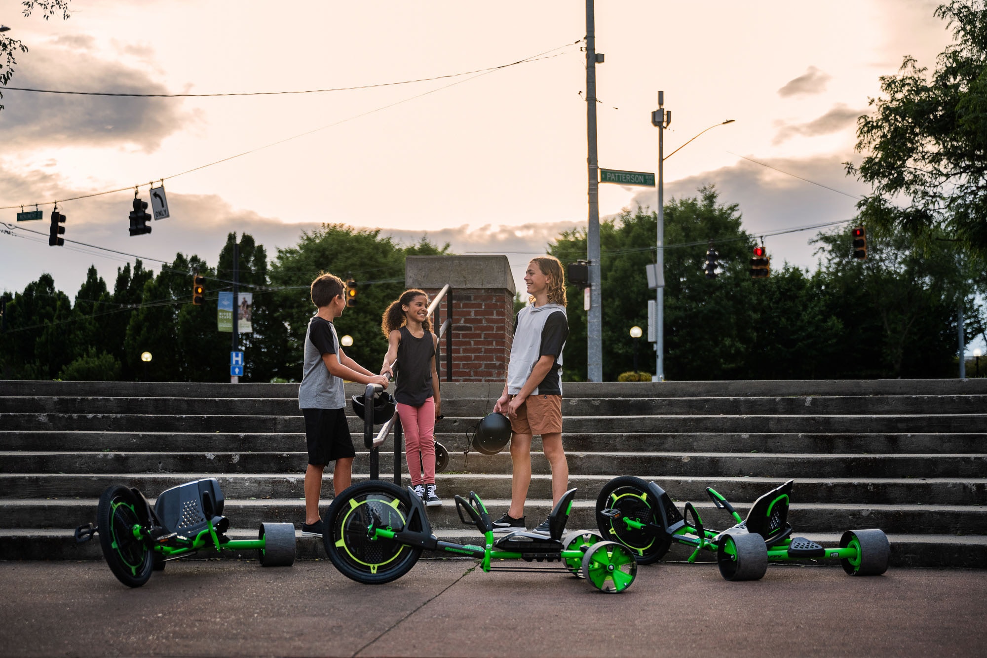 Huffy Elektro-Kindertrike »Green Machine 16-Zoll Drift Trike«, ab 8 Jahren