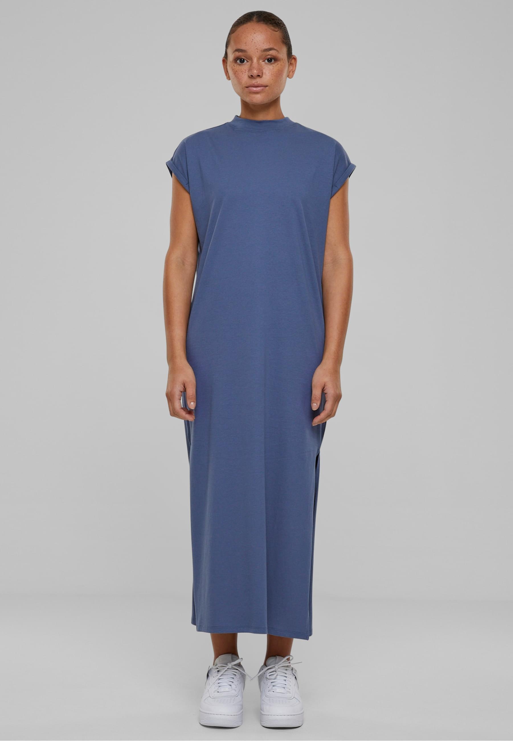 URBAN CLASSICS Shirtkleid »Urban Classics Damen Ladies Long Extended Shoulder Dress«, (1 tlg.)