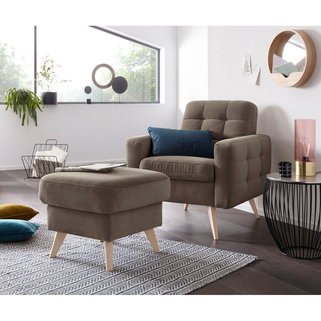 exxpo - sofa fashion Hocker »Nappa«