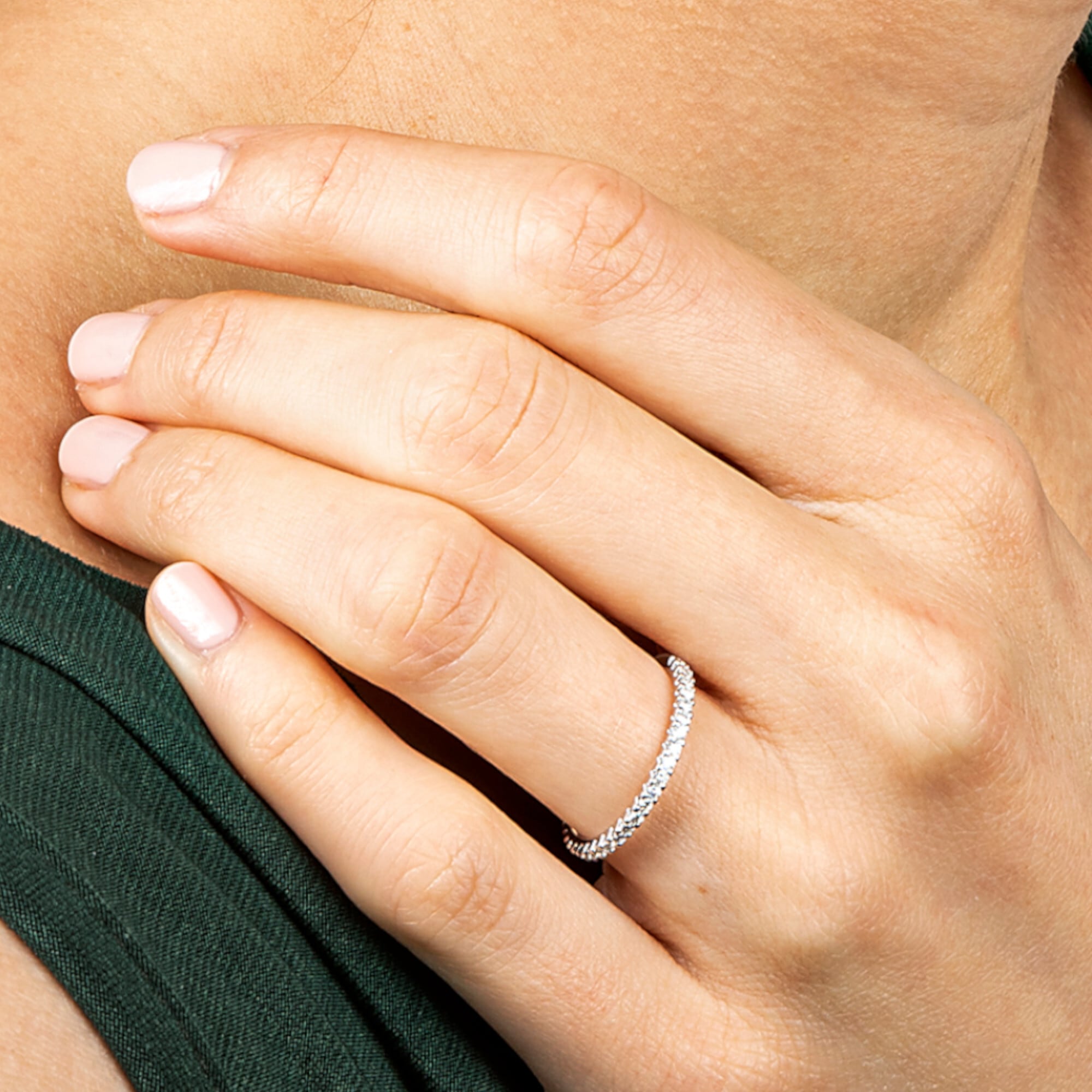 ONE ELEMENT Diamantring »0.25 ct Diamant Brillant Ring aus 585 Weißgold«, Damen Gold Schmuck