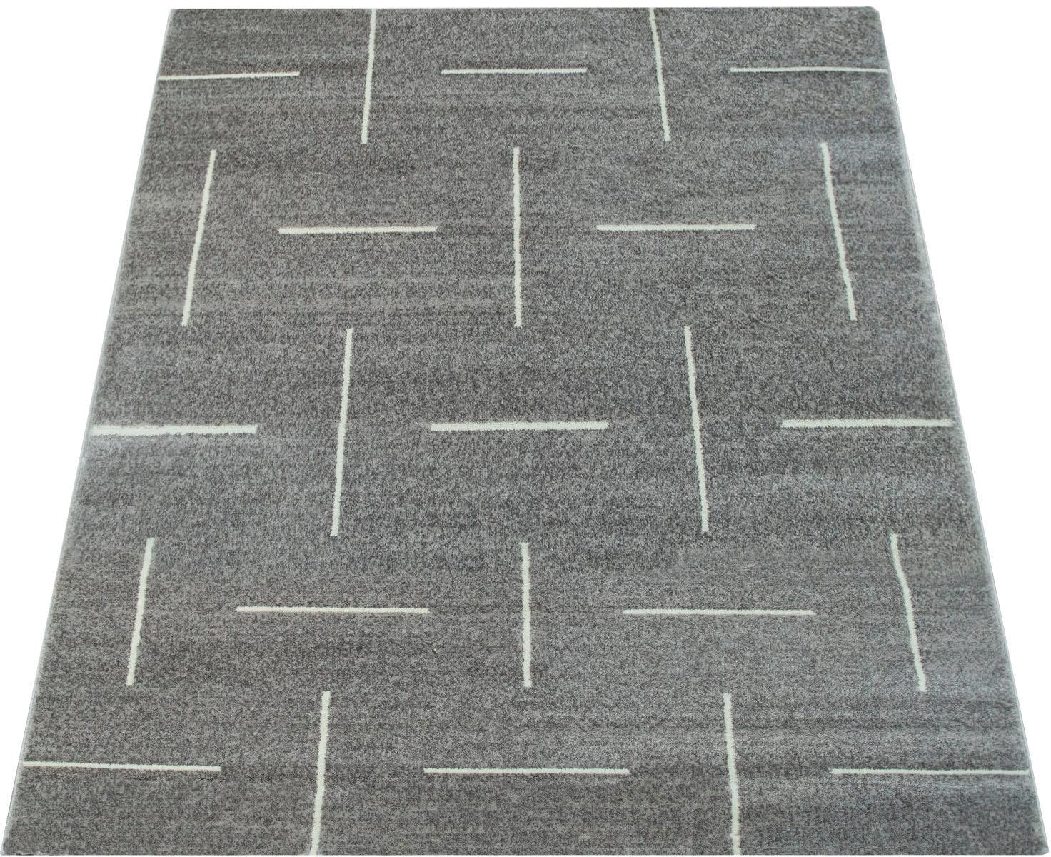 Paco Home Teppich »Tibesti 5085«, rechteckig, 15 mm Höhe, Kurzflor, modernes Design, Wohnzimmer