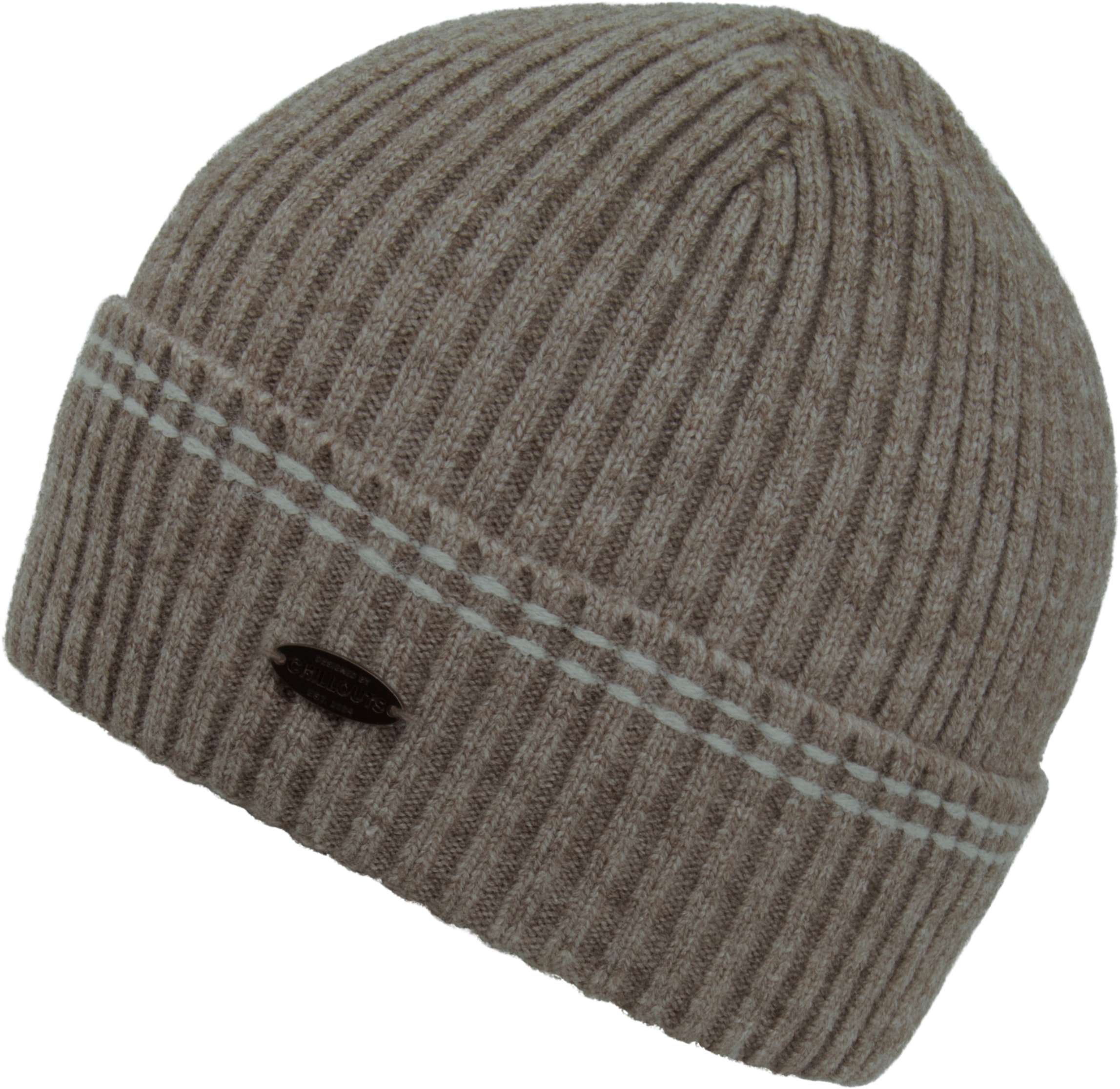 chillouts Beanie "Kiran Hat" mit Umschlag und Rippstrickoptik günstig online kaufen
