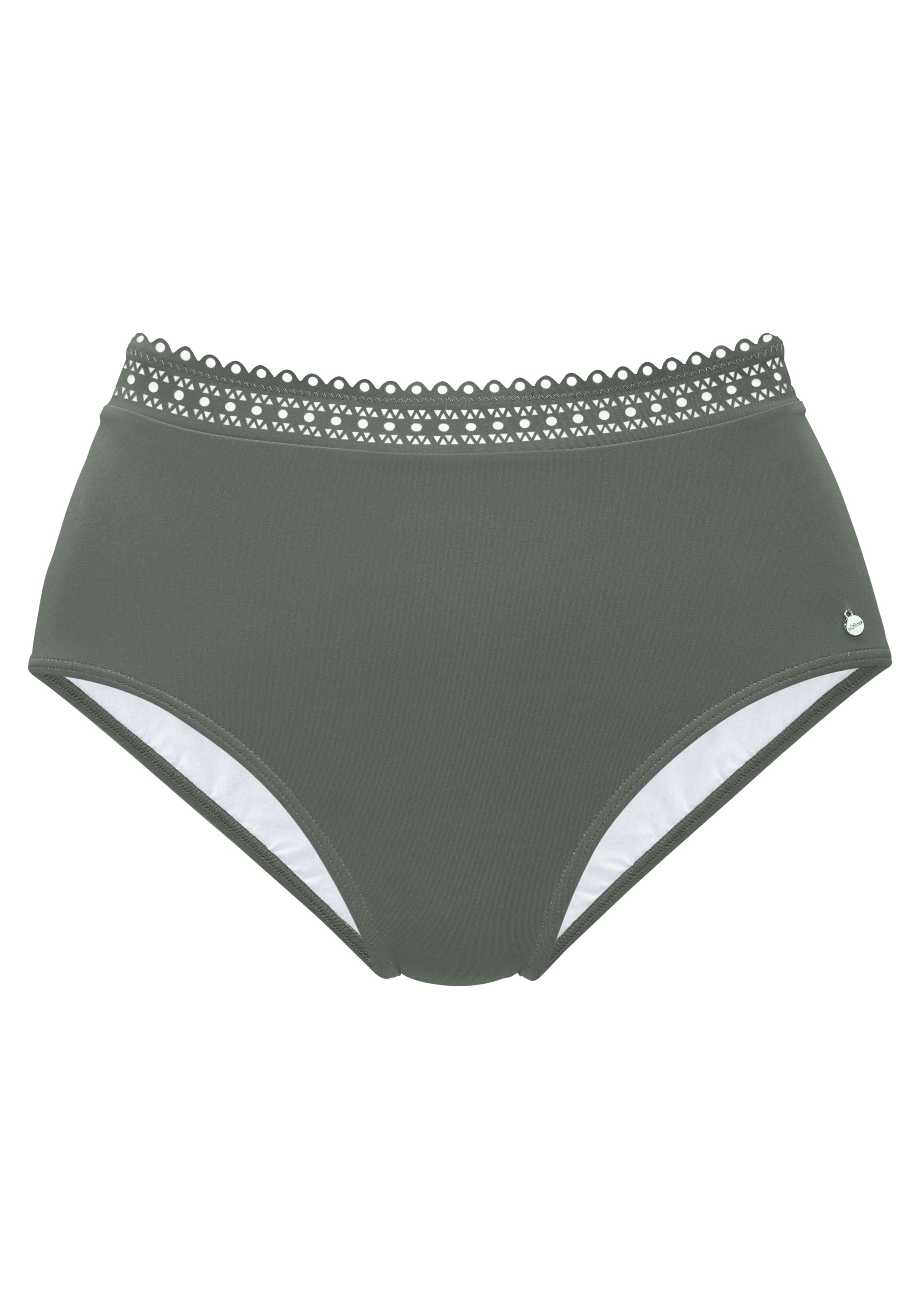 s.Oliver Bikini-Hose "Aiko" mit Häkeloptik günstig online kaufen