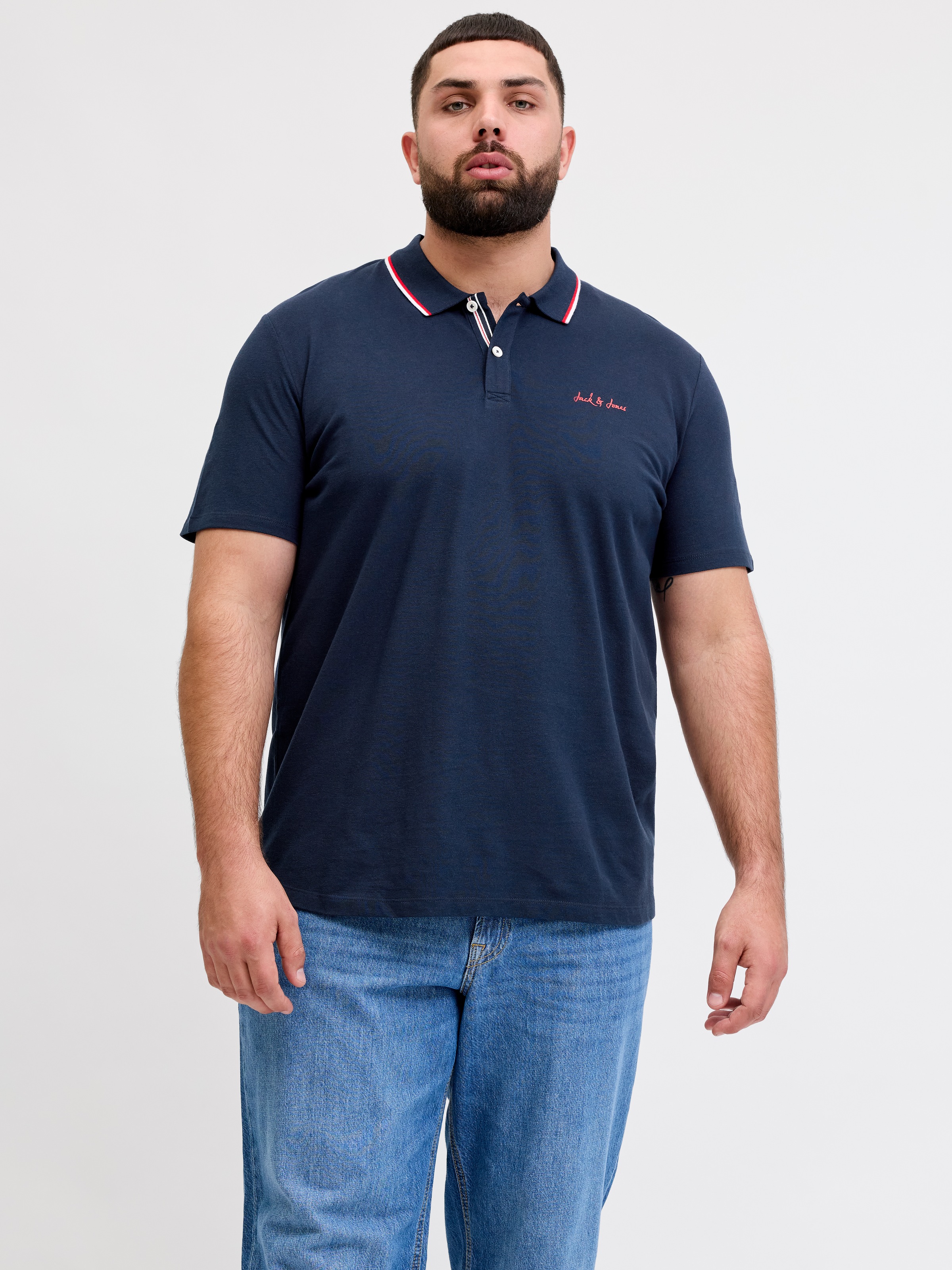 Jack & Jones PlusSize Poloshirt "JJBLAZE POLO SS PLS" günstig online kaufen