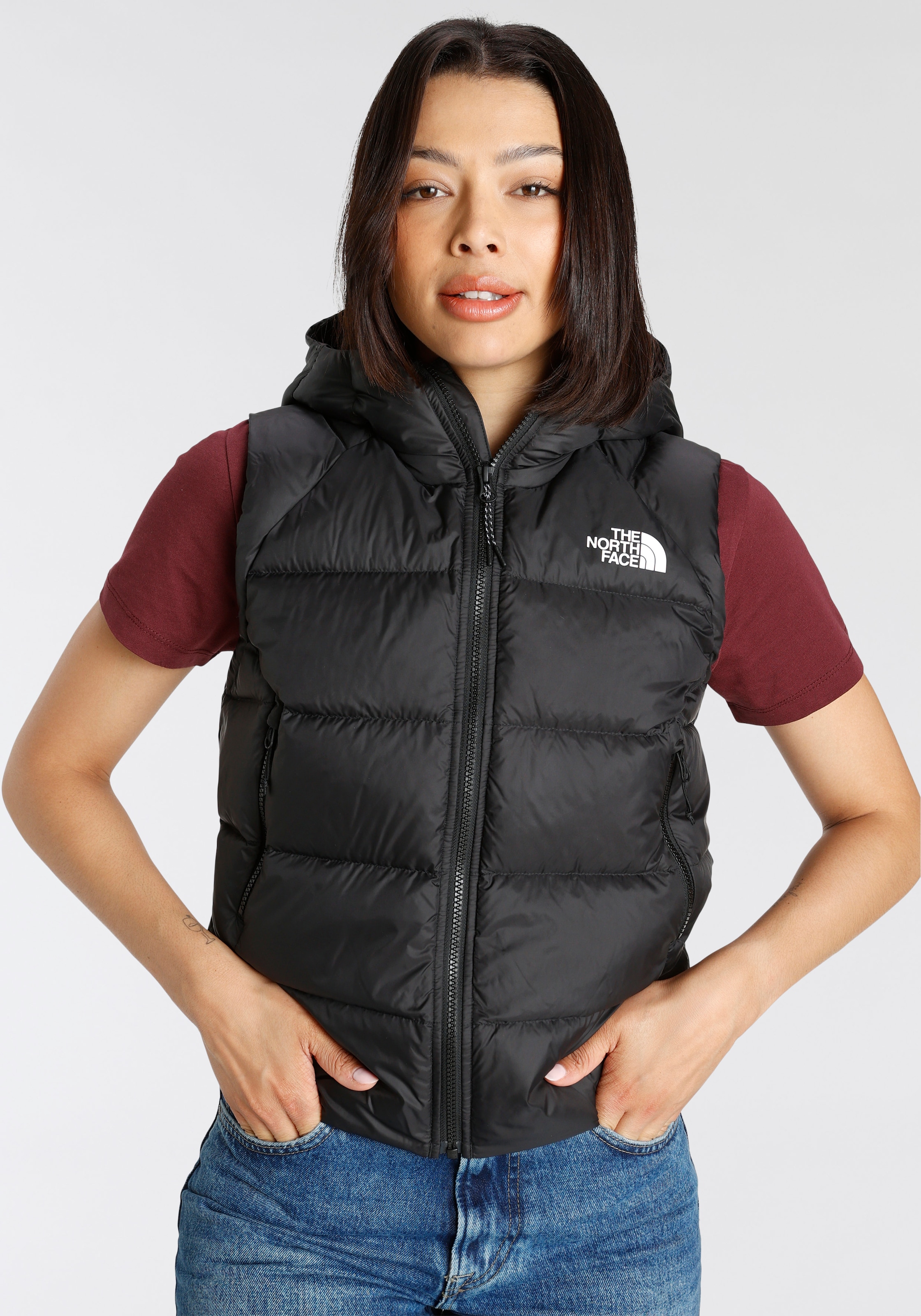 The North Face Daunenweste "W HYALITE VEST TNF BLACK", Daunenweste, leicht, günstig online kaufen