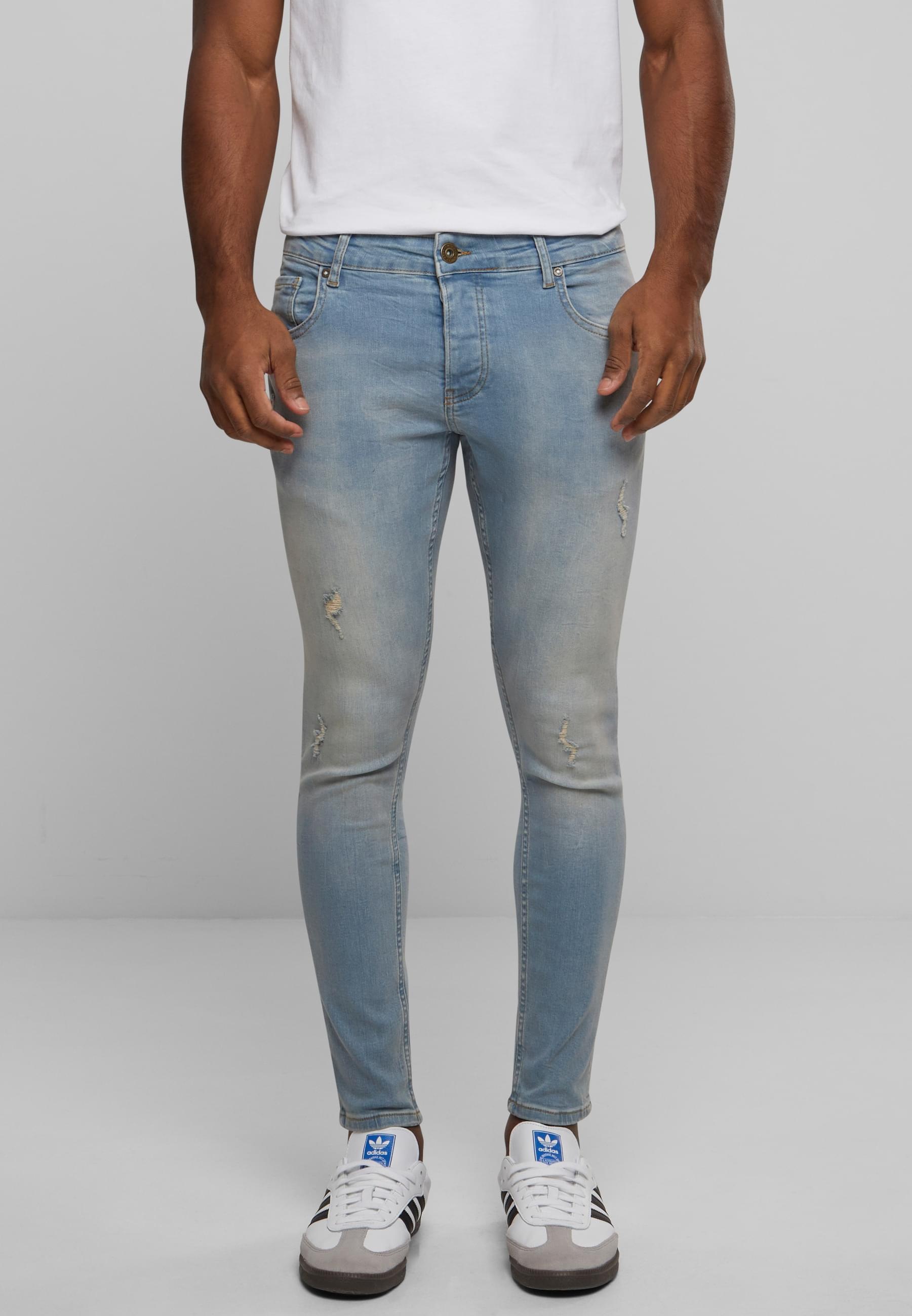 2Y Studios Bequeme Jeans »2Y Studios Herren 2Y Destroyed Cropped Skinny Denim«