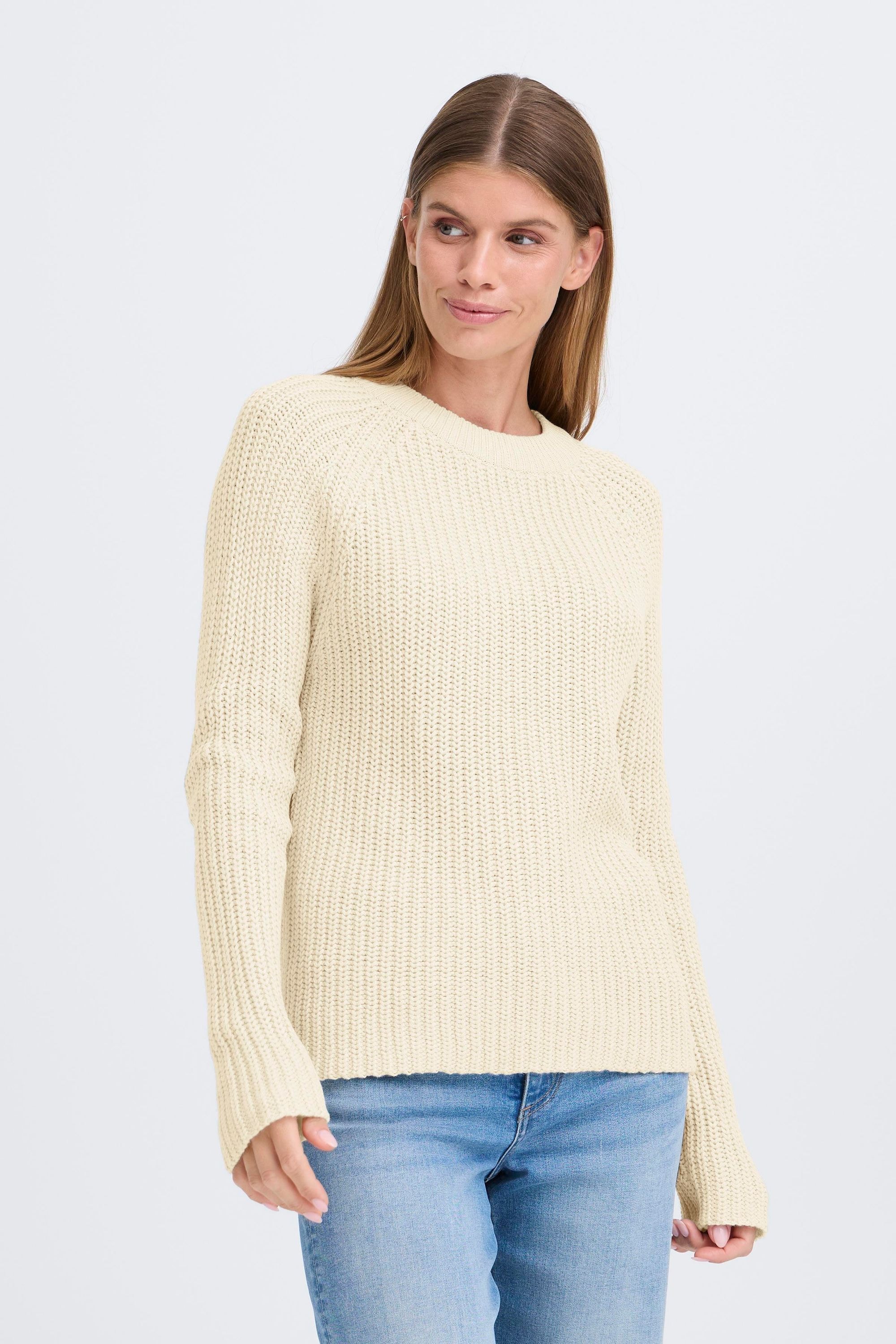 OXMO Strickfleece-Pullover »Strickpullover OXFKANNA«