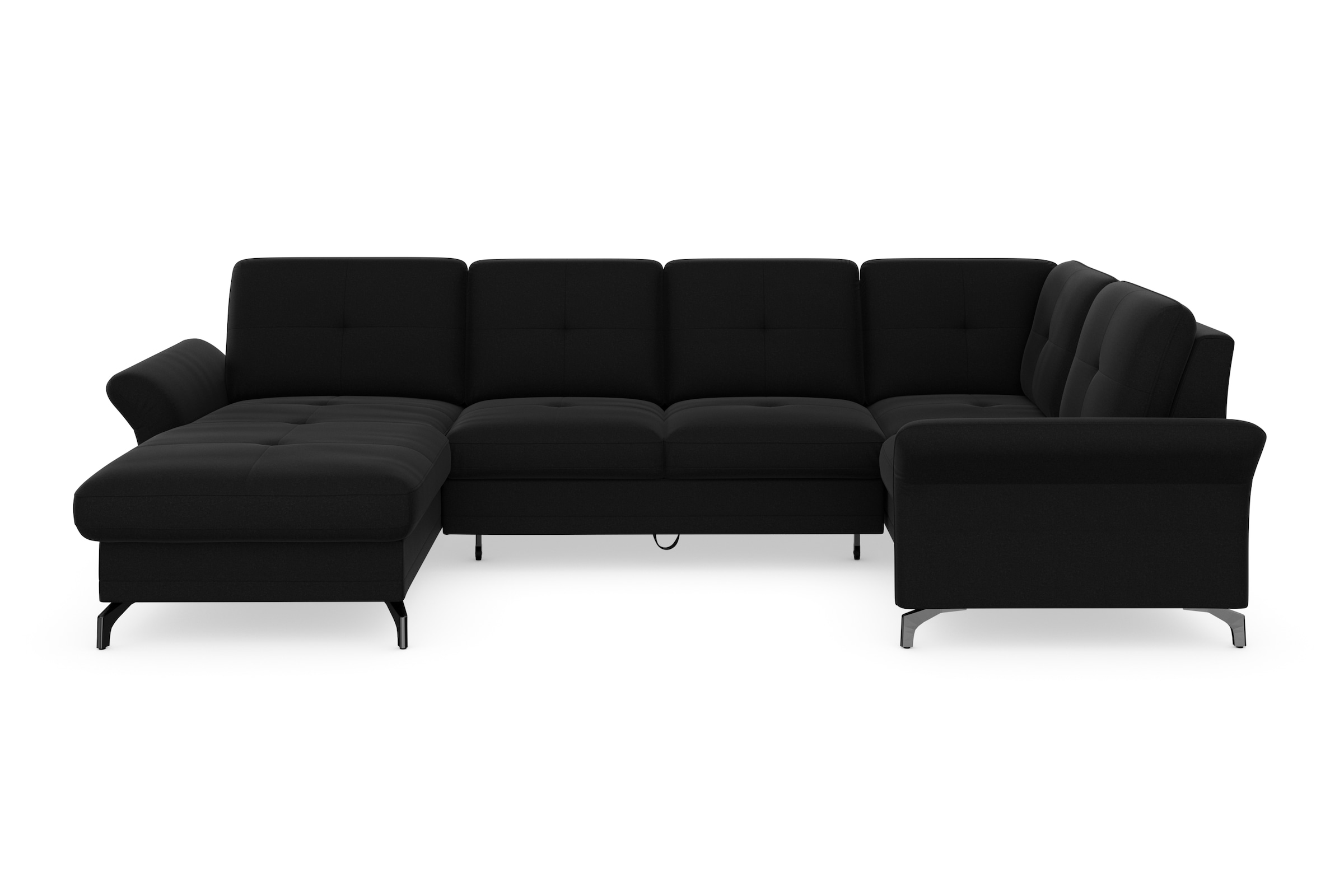 Home affaire Wohnlandschaft "Calando U-Form" wahlweise mit Bettfunktion, Be günstig online kaufen