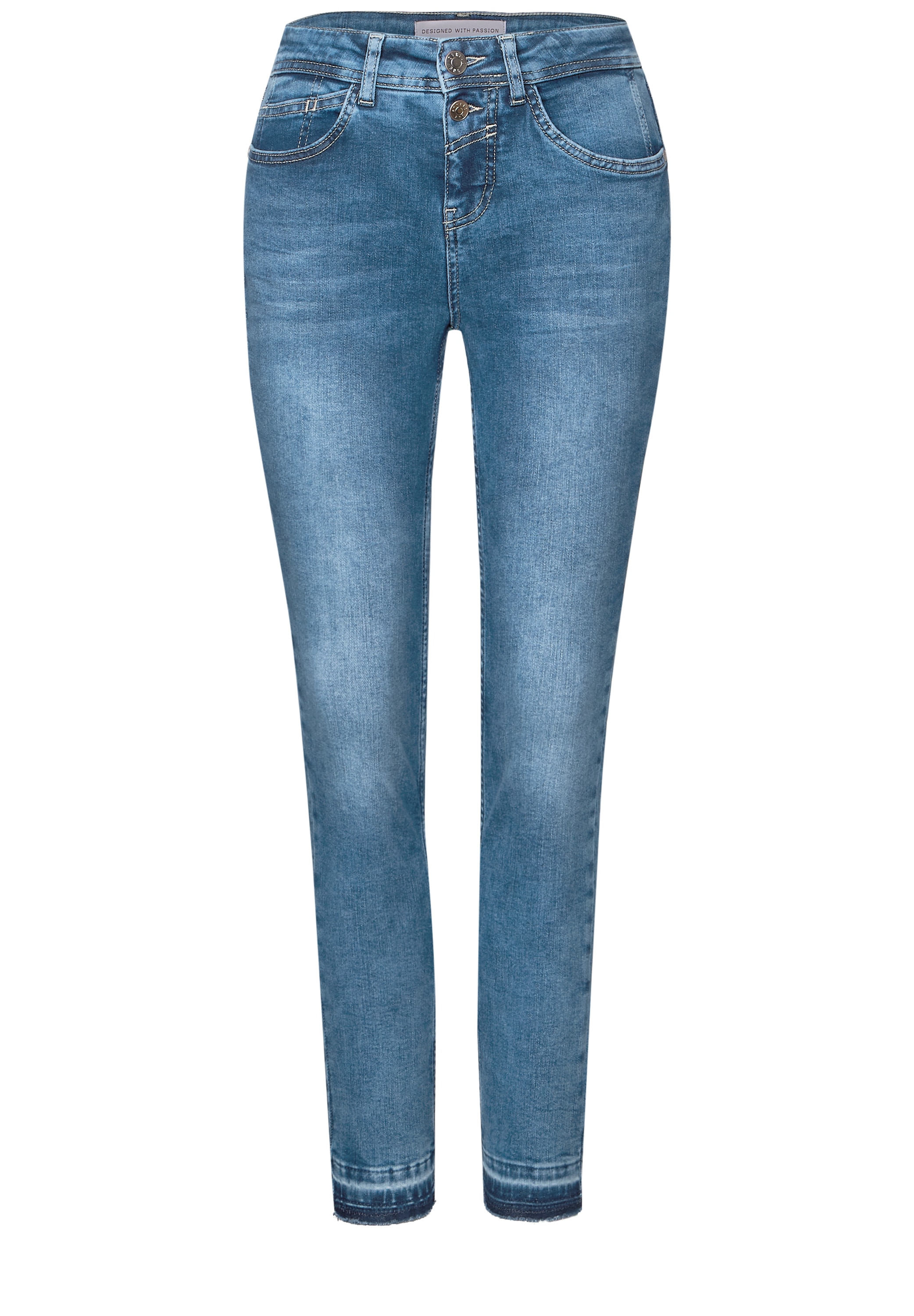 STREET ONE Slim-fit-Jeans, High Waist