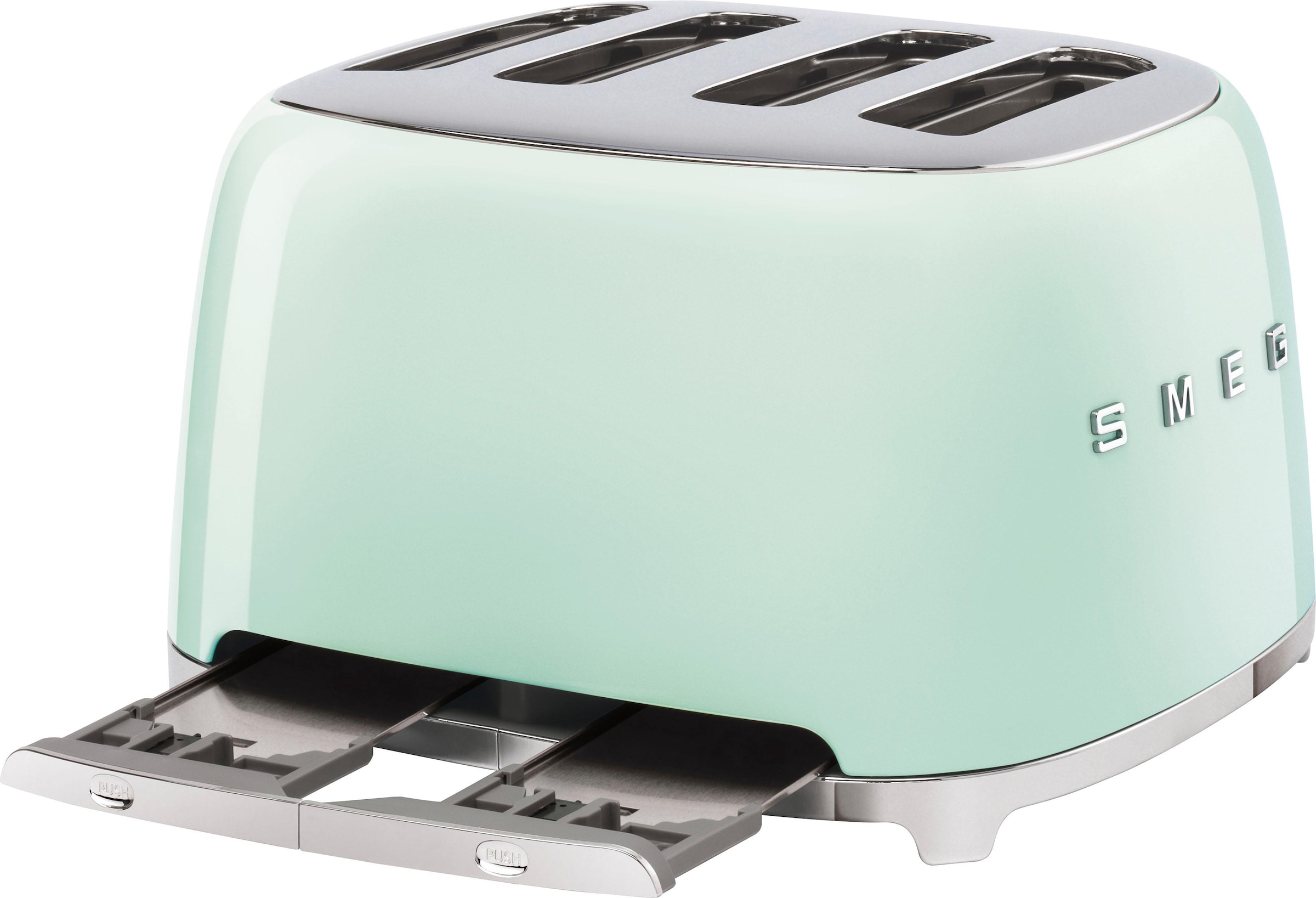 Smeg Toaster "TSF03PGEU" 4 kurze Schlitze 3000 W günstig online kaufen