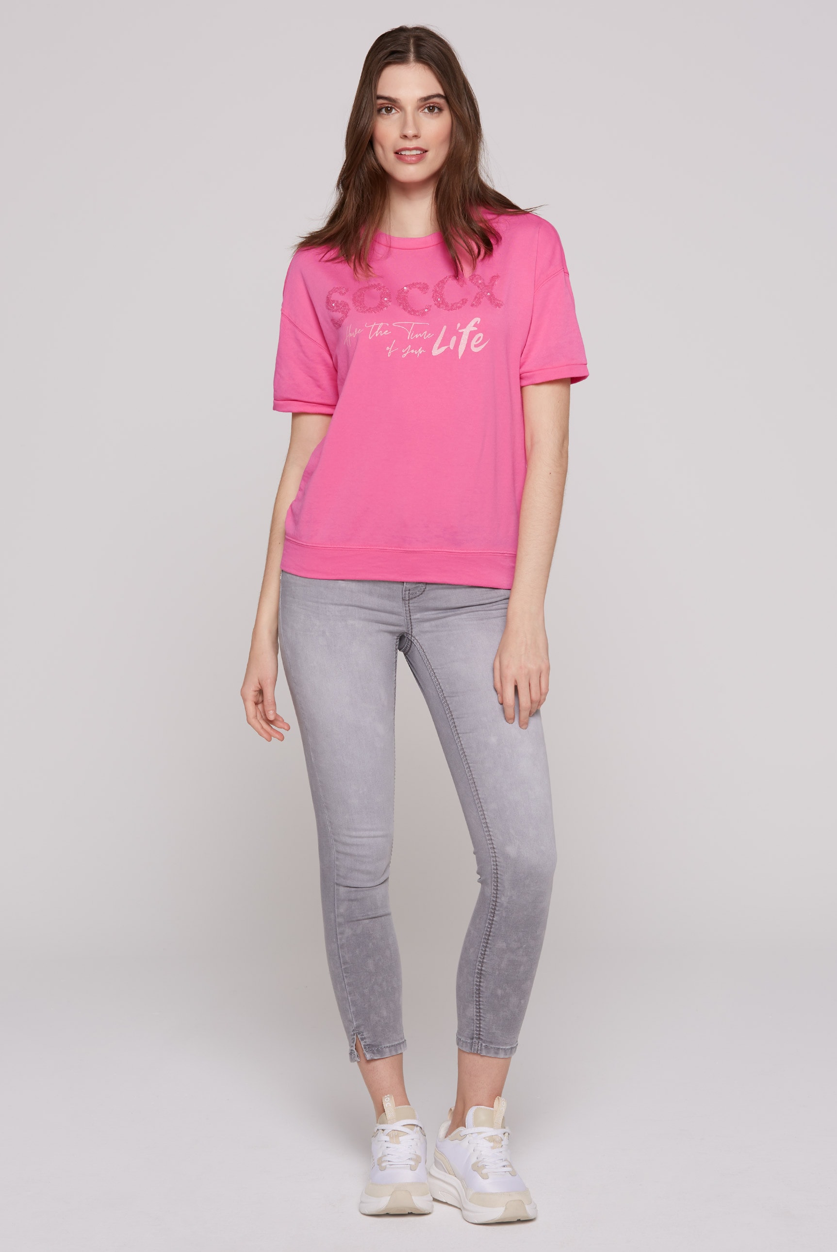 SOCCX Sweater, mit Baumwolle
