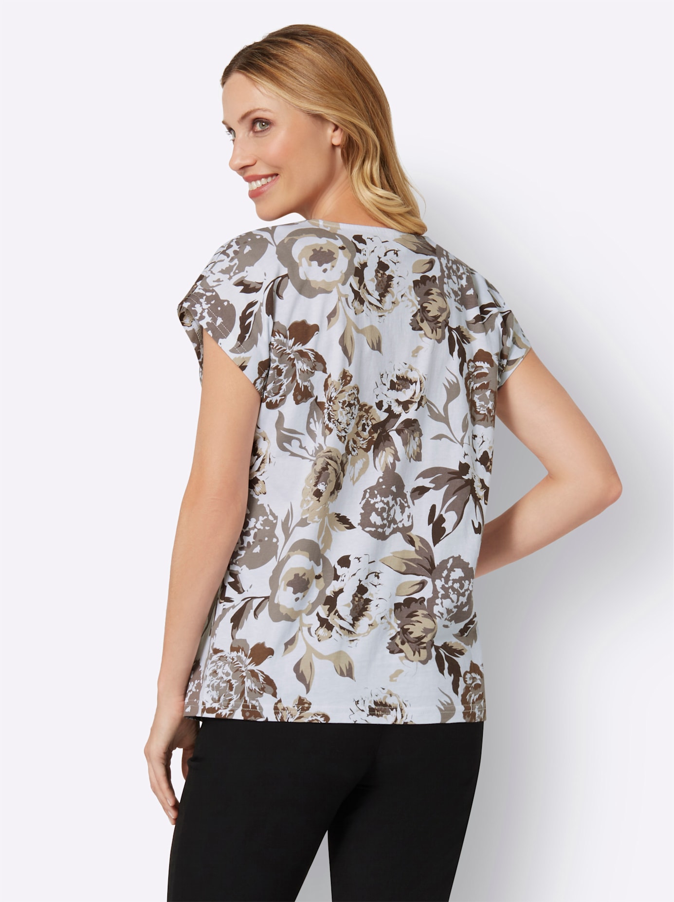 Thumbnail - Classic Basics Print-Shirt "Druck-Shirt", (1 tlg.)