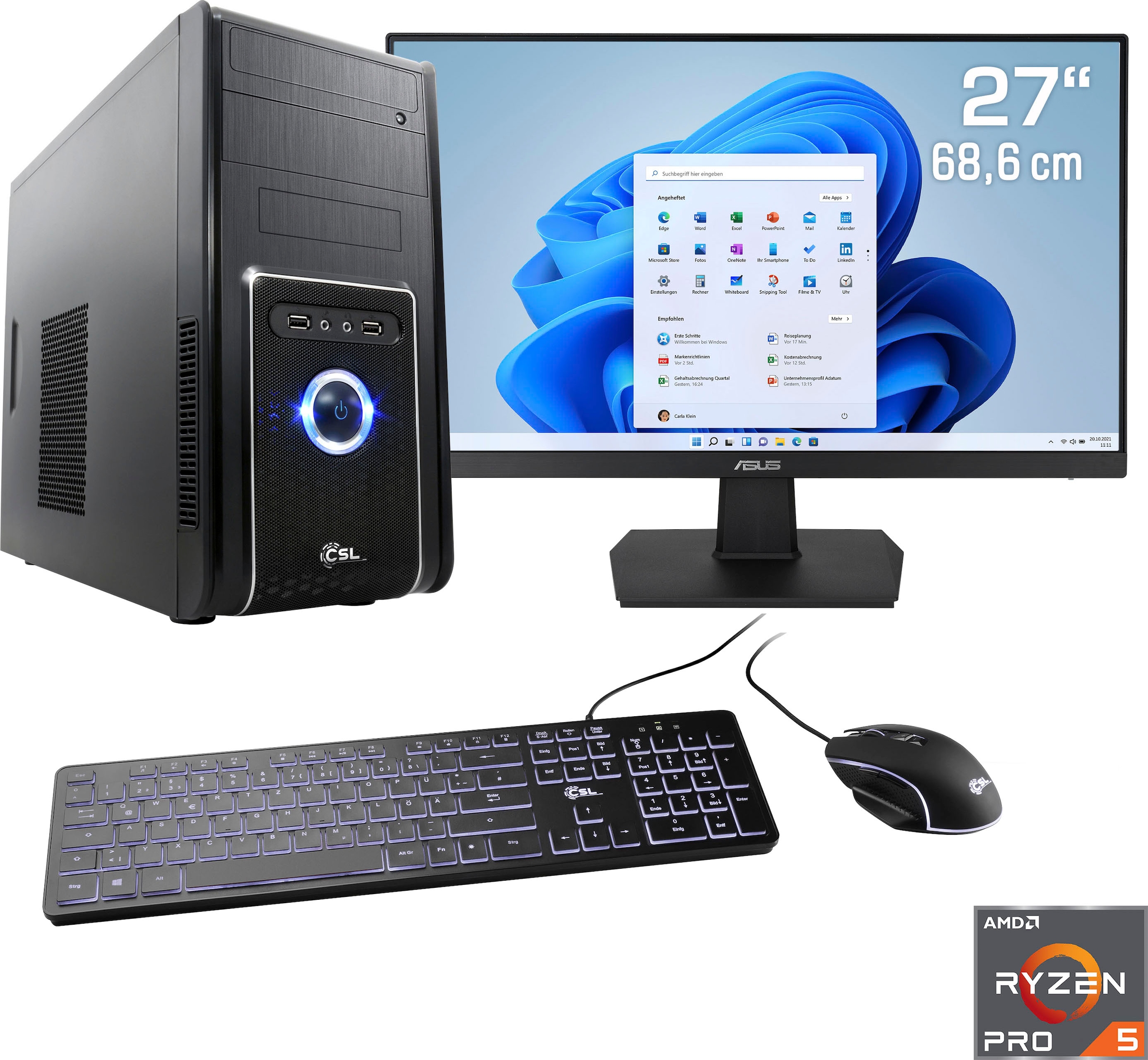 CSL Gaming-PC-Komplettsystem »Sprint V28137« | BAUR