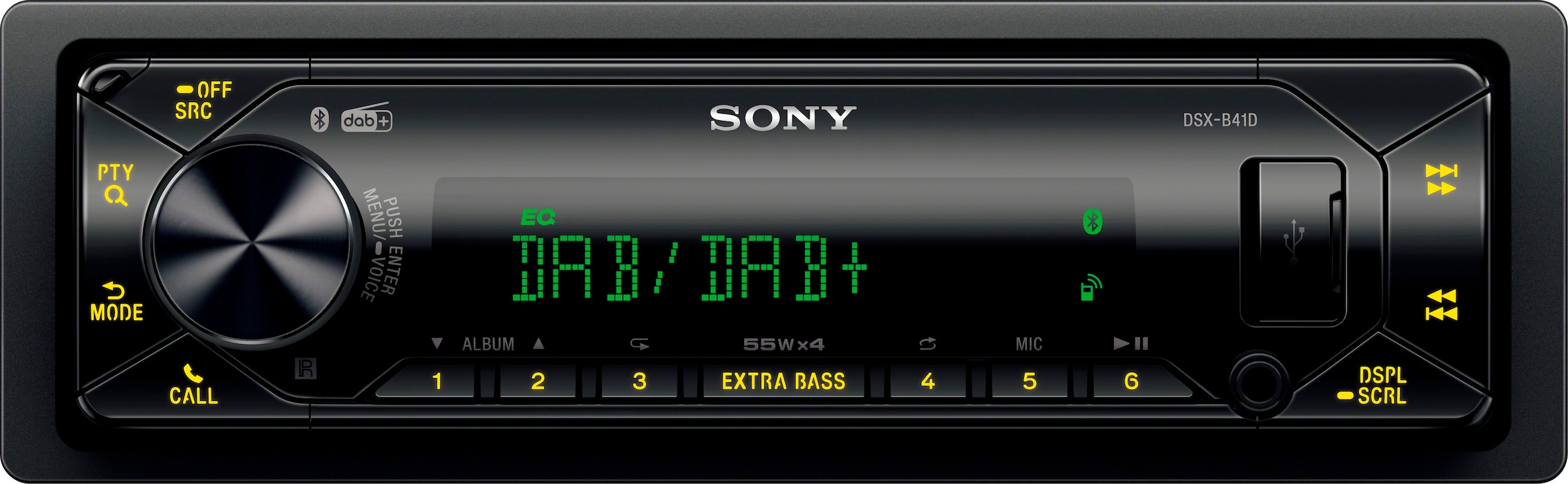 Digitalradio Sony BAUR (DAB+)-FM-Tuner (Bluetooth Autoradio 55 | W) »DSXB41KIT«,