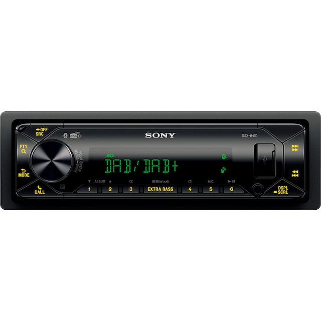 Sony Autoradio »DSXB41KIT«, (Bluetooth Digitalradio (DAB+)-FM-Tuner 55 W) |  BAUR